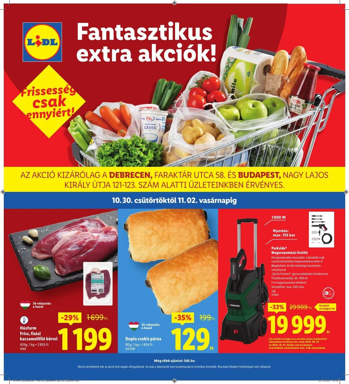 Lidl akciós újság Regionális 10.30–11.02