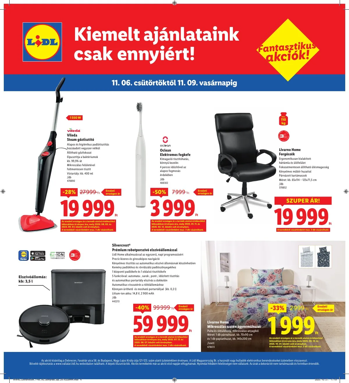 Lidl akciós újság Regionális 11.06–11.09 – 4. oldal