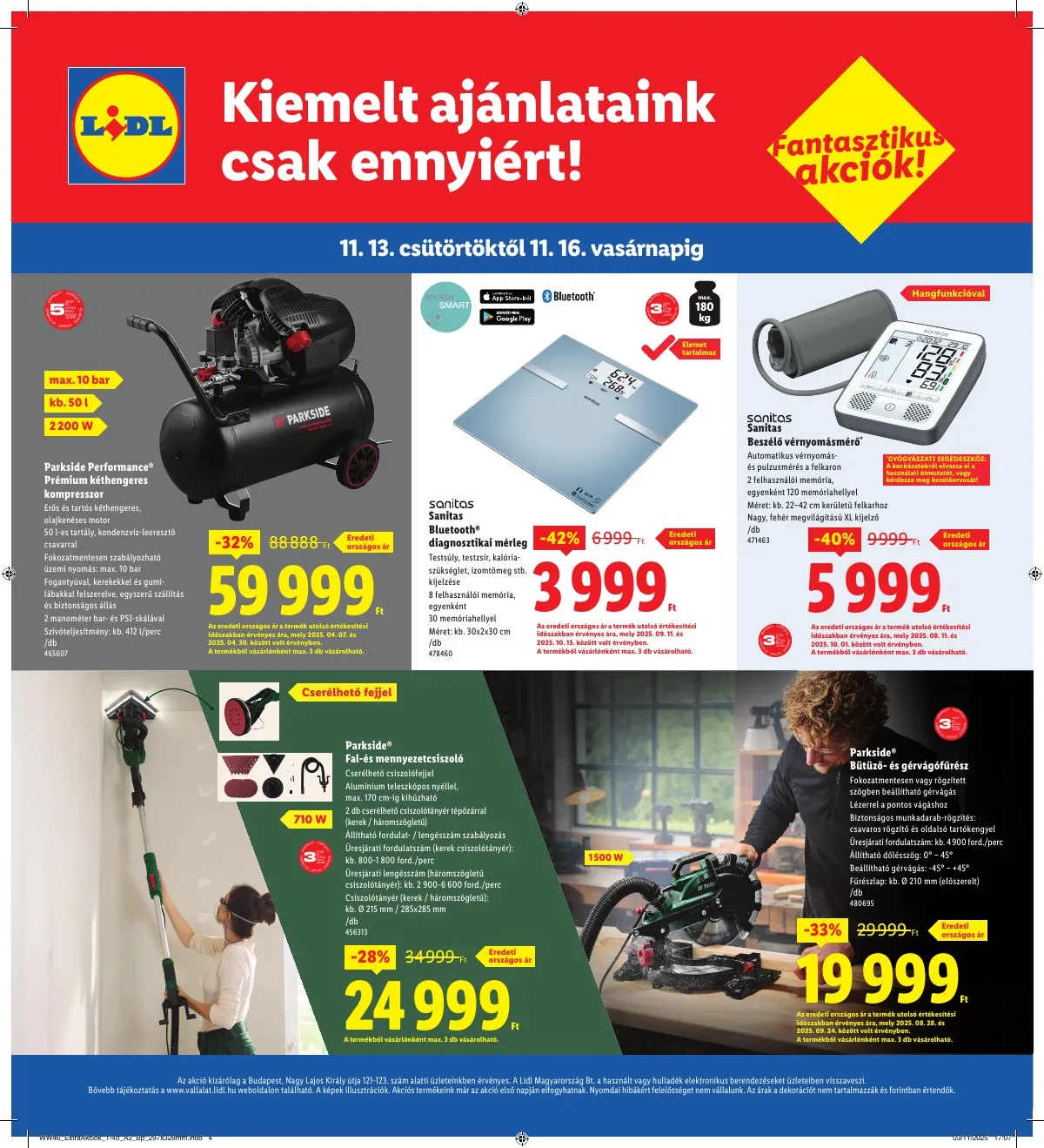 Lidl akciós újság Regionális 11.13–11.16 – 4. oldal