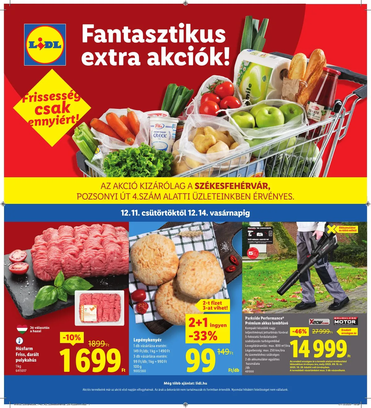 Lidl akciós újság Regionális 12.11–12.14