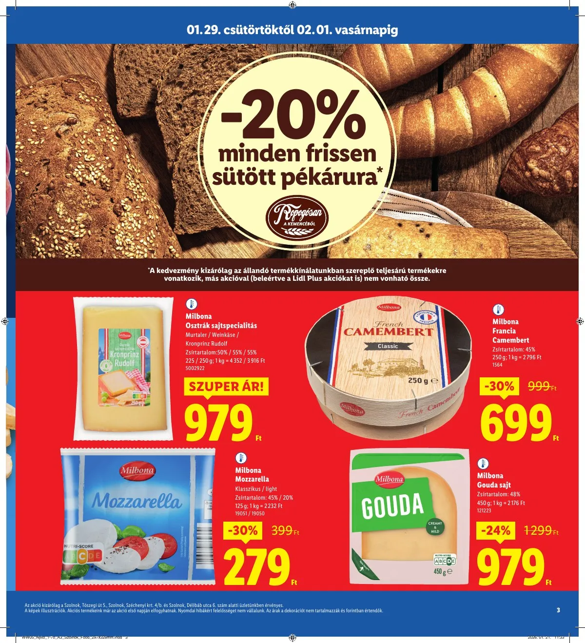 Lidl akciós újság Regionális 01.29–02.01 – 3. oldal