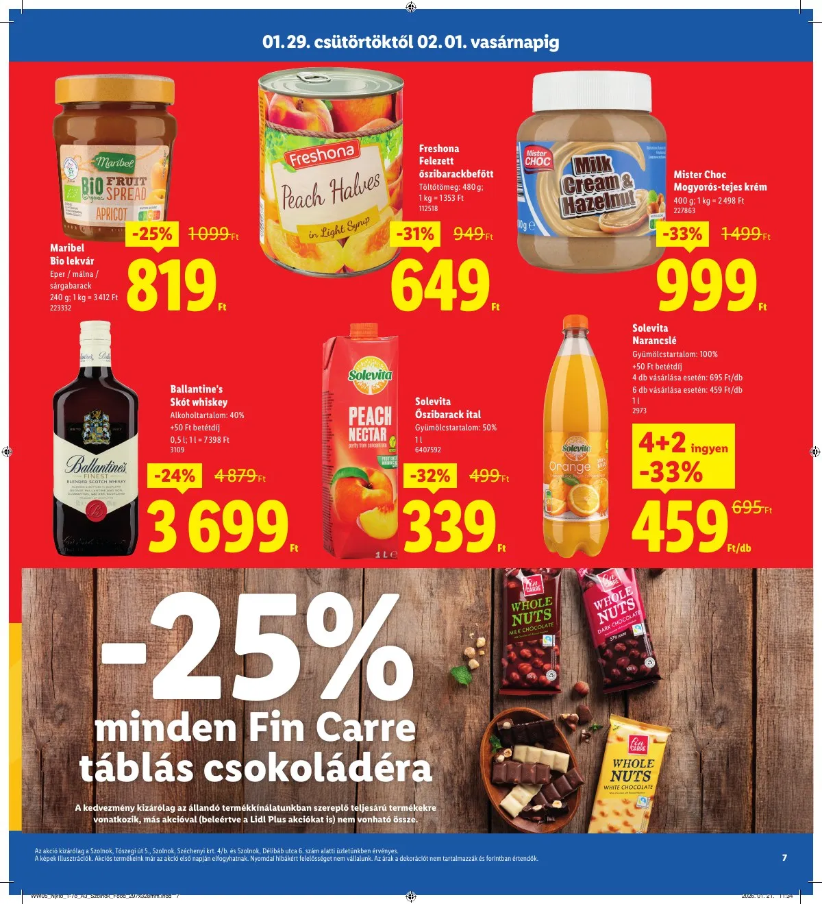 Lidl akciós újság Regionális 01.29–02.01 – 7. oldal
