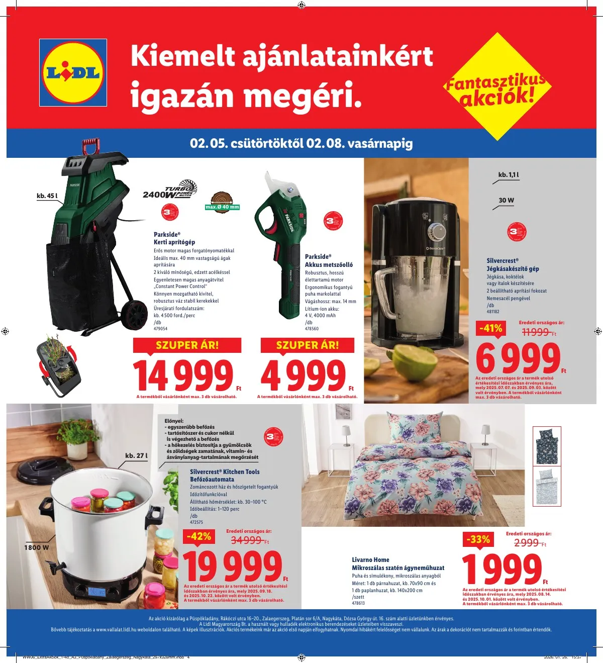 Lidl akciós újság Regionális 02.05–02.08 – 4. oldal
