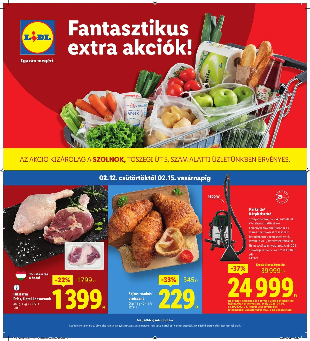 Lidl akciós újság Regionális 02.12–02.15
