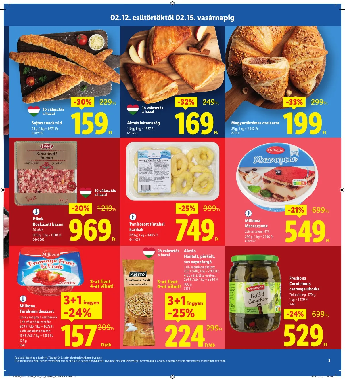 Lidl akciós újság Regionális 02.12–02.15 – 3. oldal