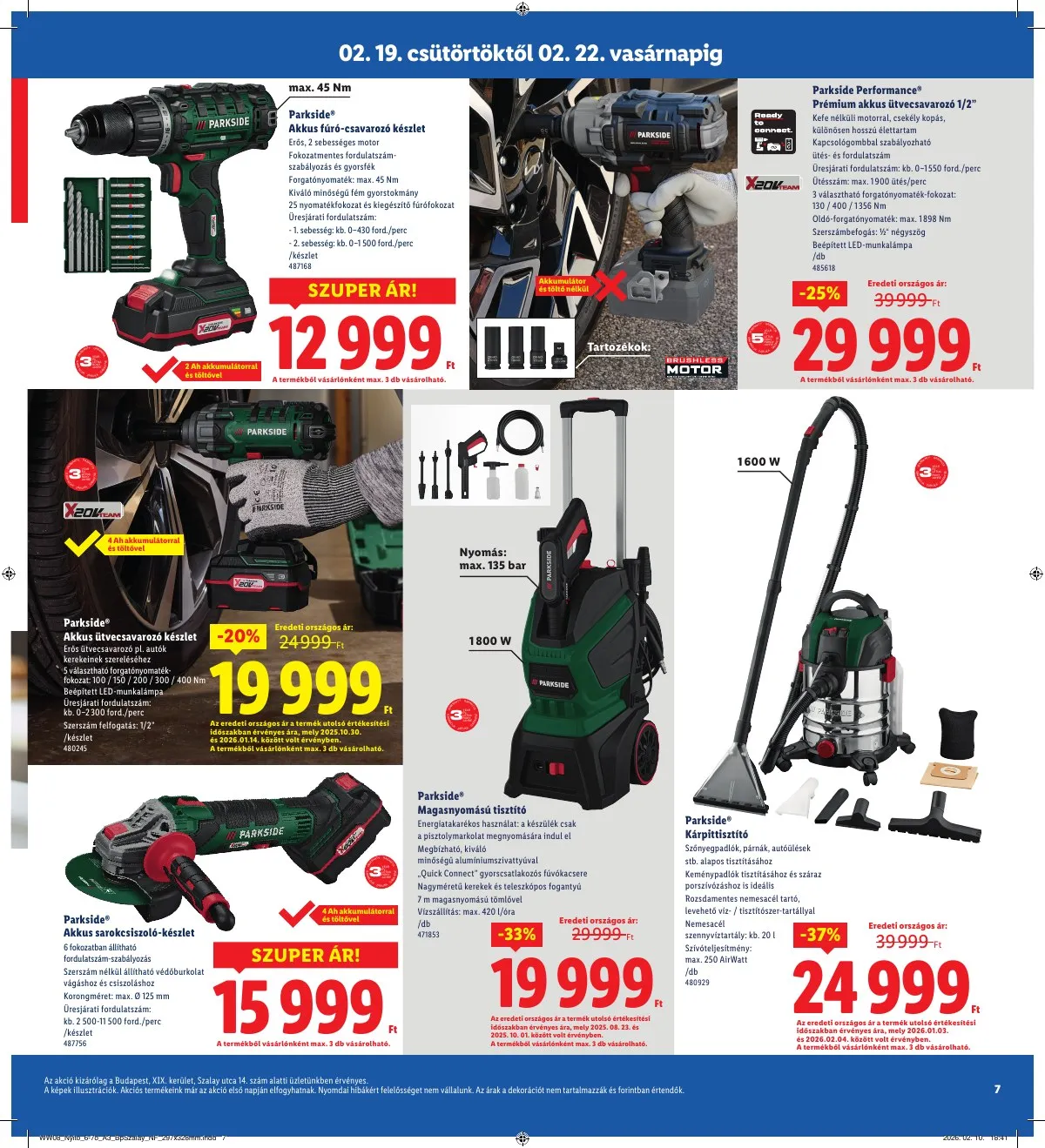 Lidl akciós újság Regionális 02.19–02.22 – 7. oldal