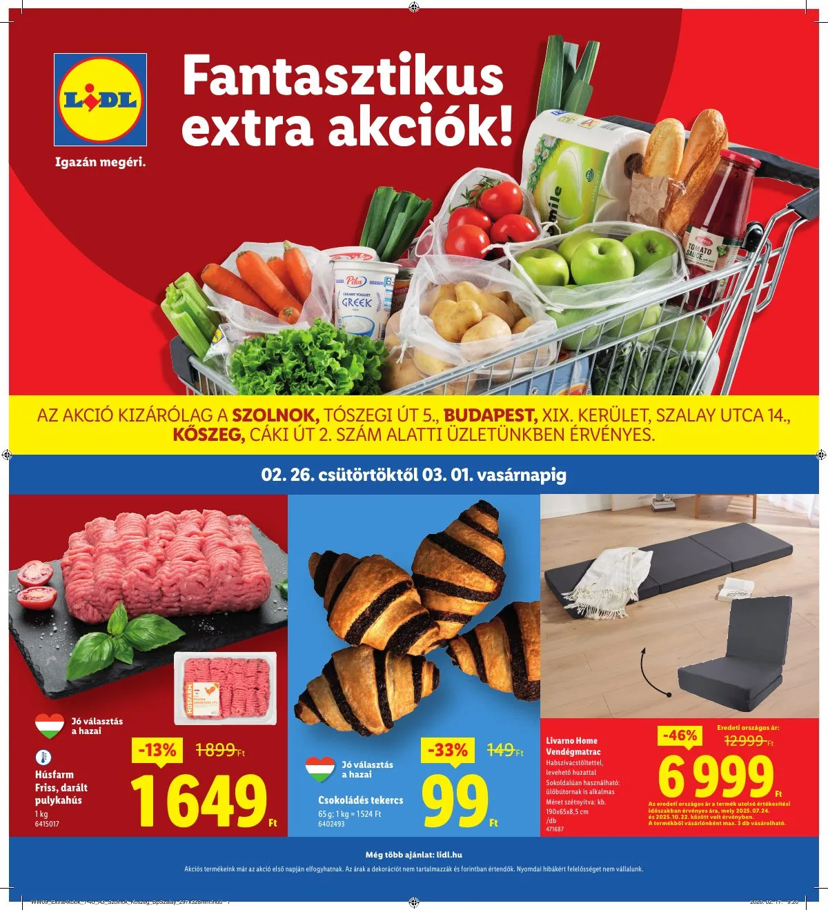 Lidl akciós újság Regionális 02.26–03.01