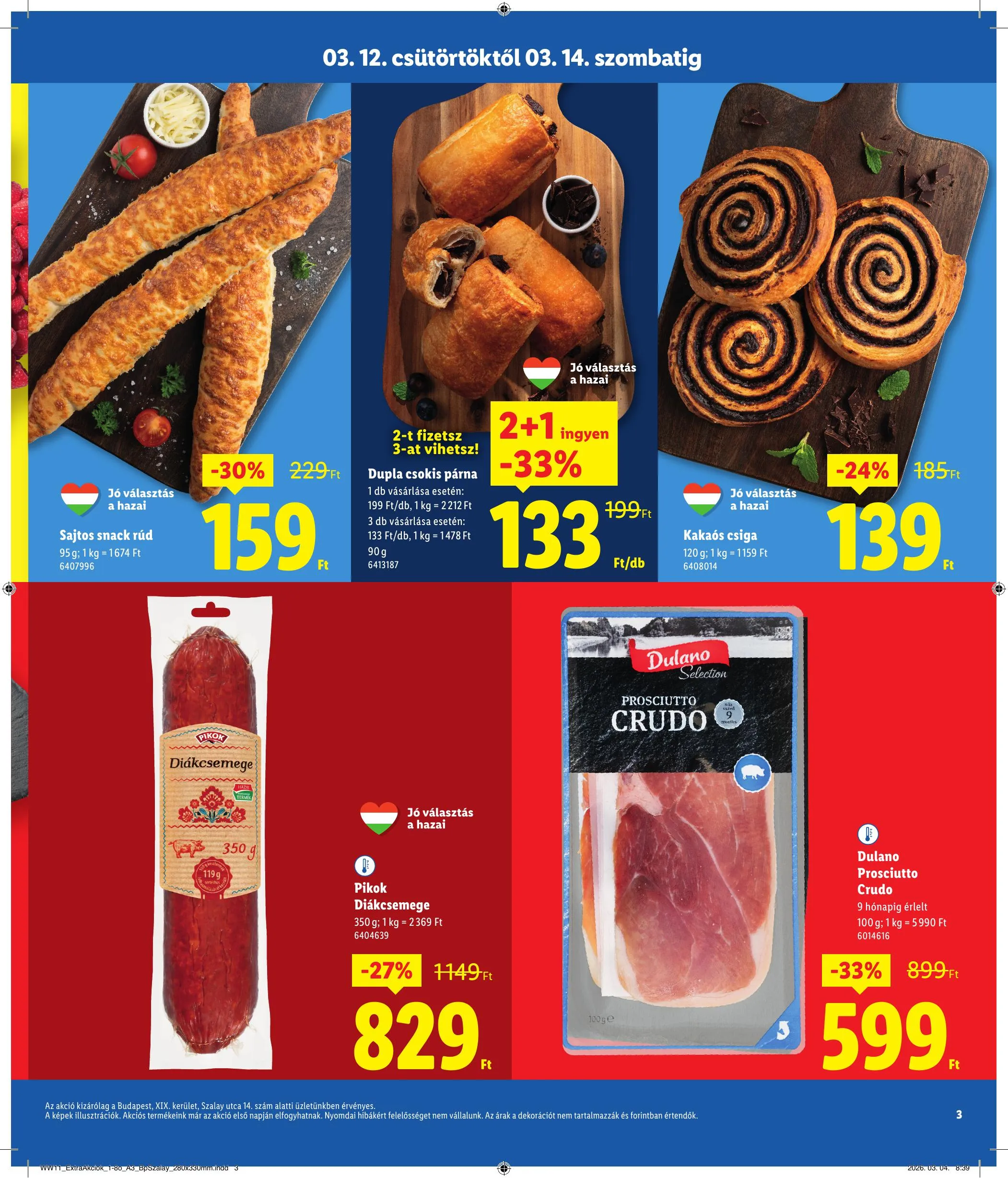 Lidl akciós újság Regionális 03.12–03.14 – 3. oldal