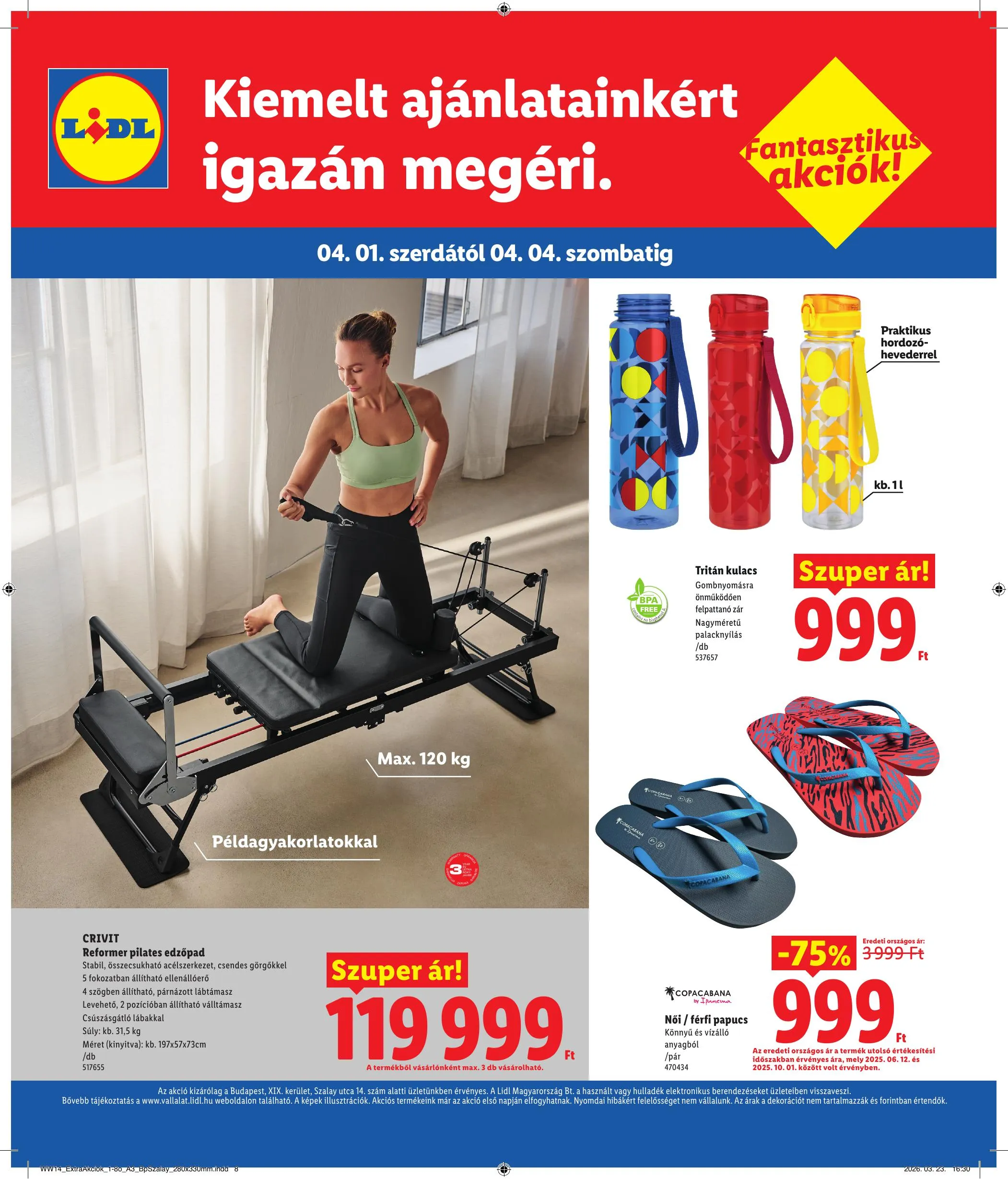 Lidl akciós újság Regionális 04.01–04.04 – 8. oldal