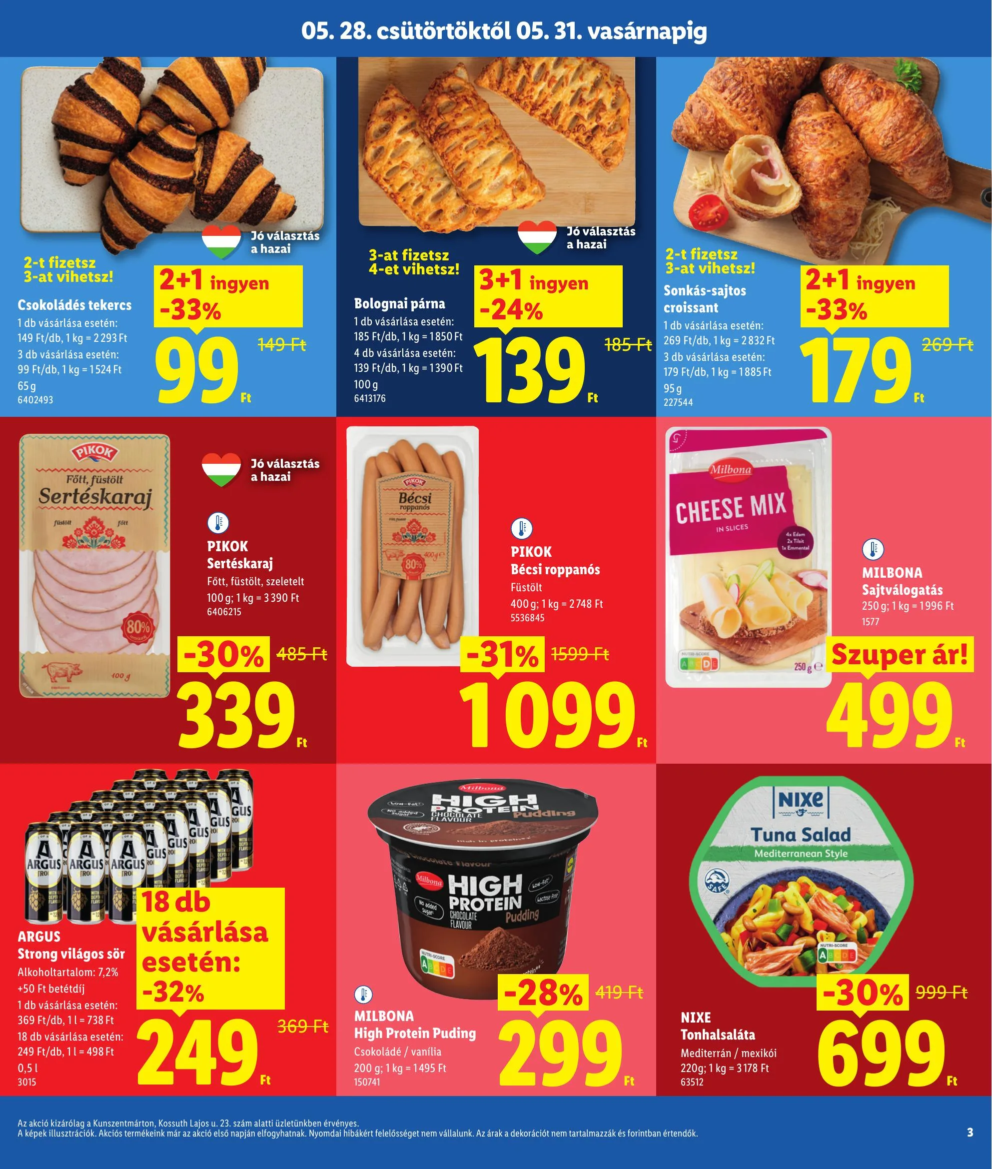 Lidl akciós újság Regionális 05.28–05.31 – 3. oldal