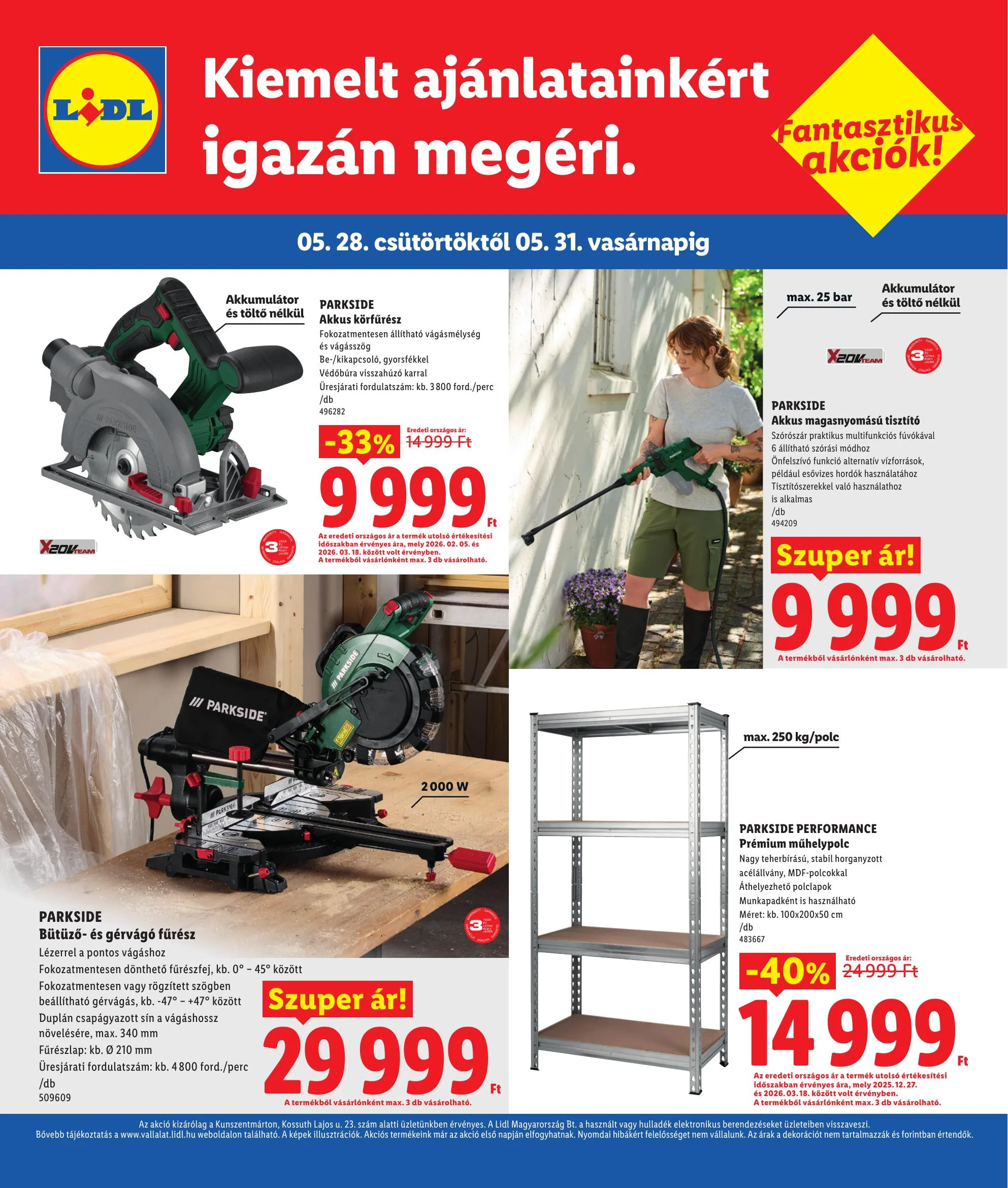 Lidl akciós újság Regionális 05.28–05.31 – 4. oldal