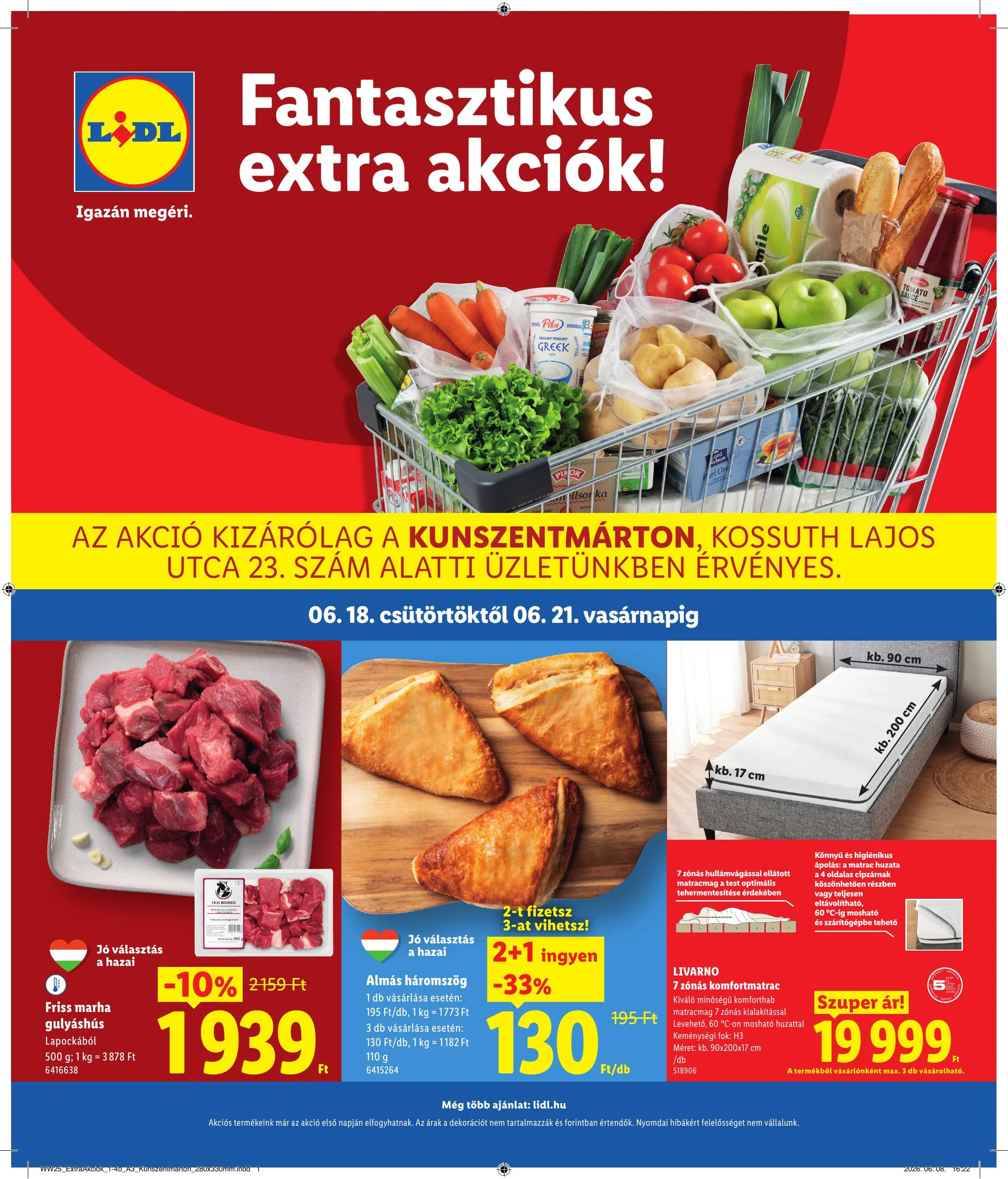 Lidl akciós újság Regionális 06.18–06.21