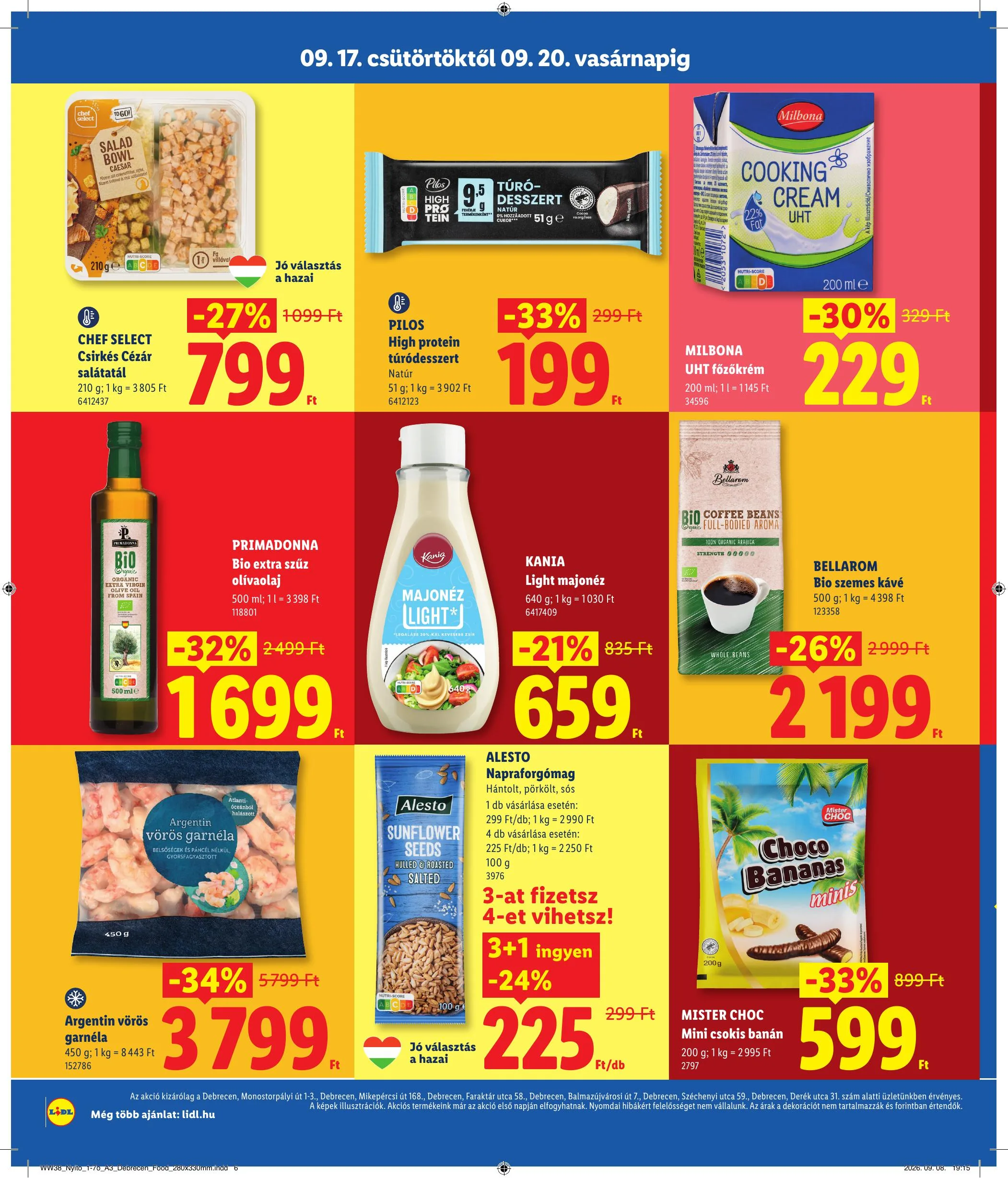 Lidl akciós újság Regionális 09.17–09.20 – 6. oldal