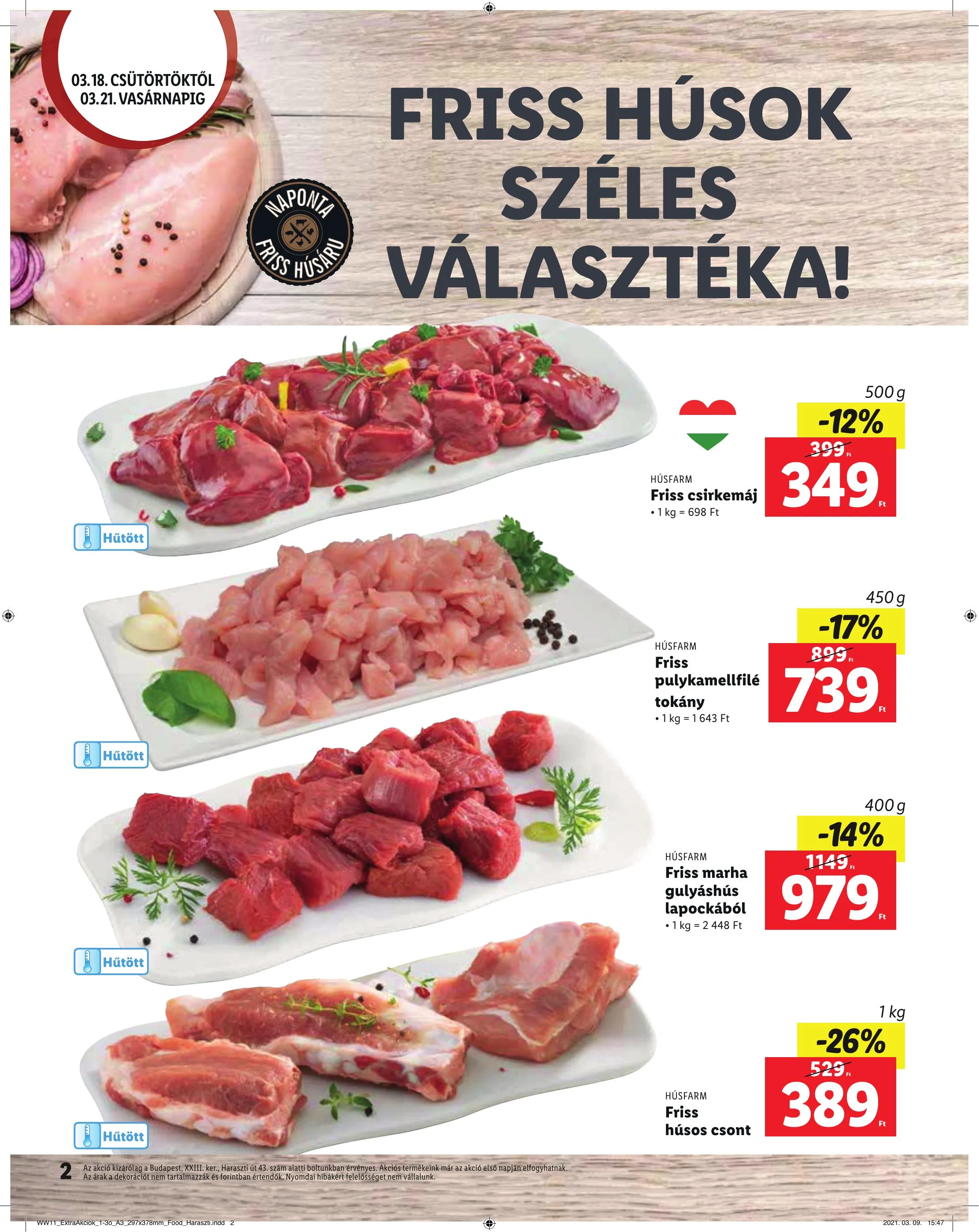 Lidl akciós újság Soroksar 03.18–03.21 – 2. oldal