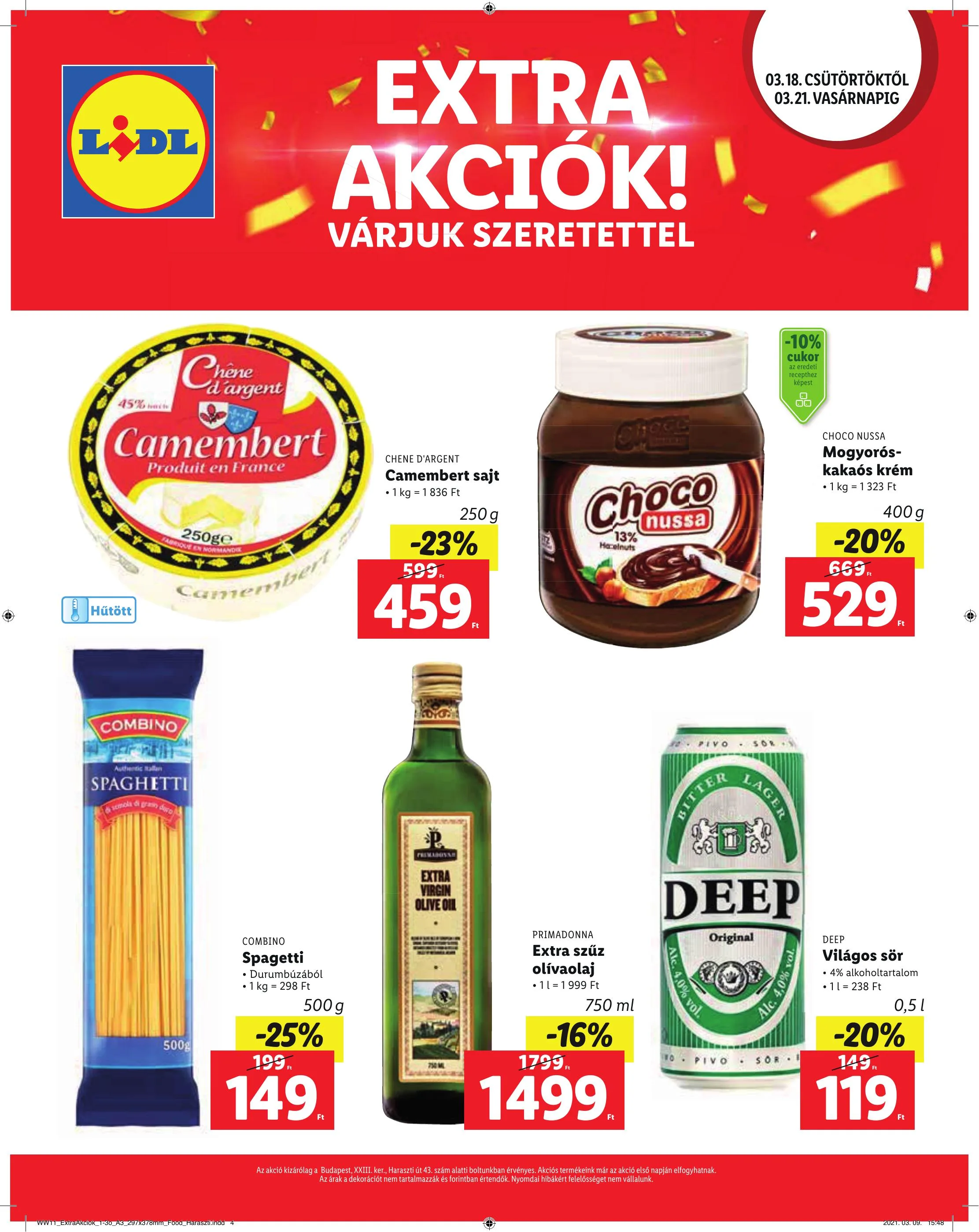 Lidl akciós újság Soroksar 03.18–03.21 – 4. oldal