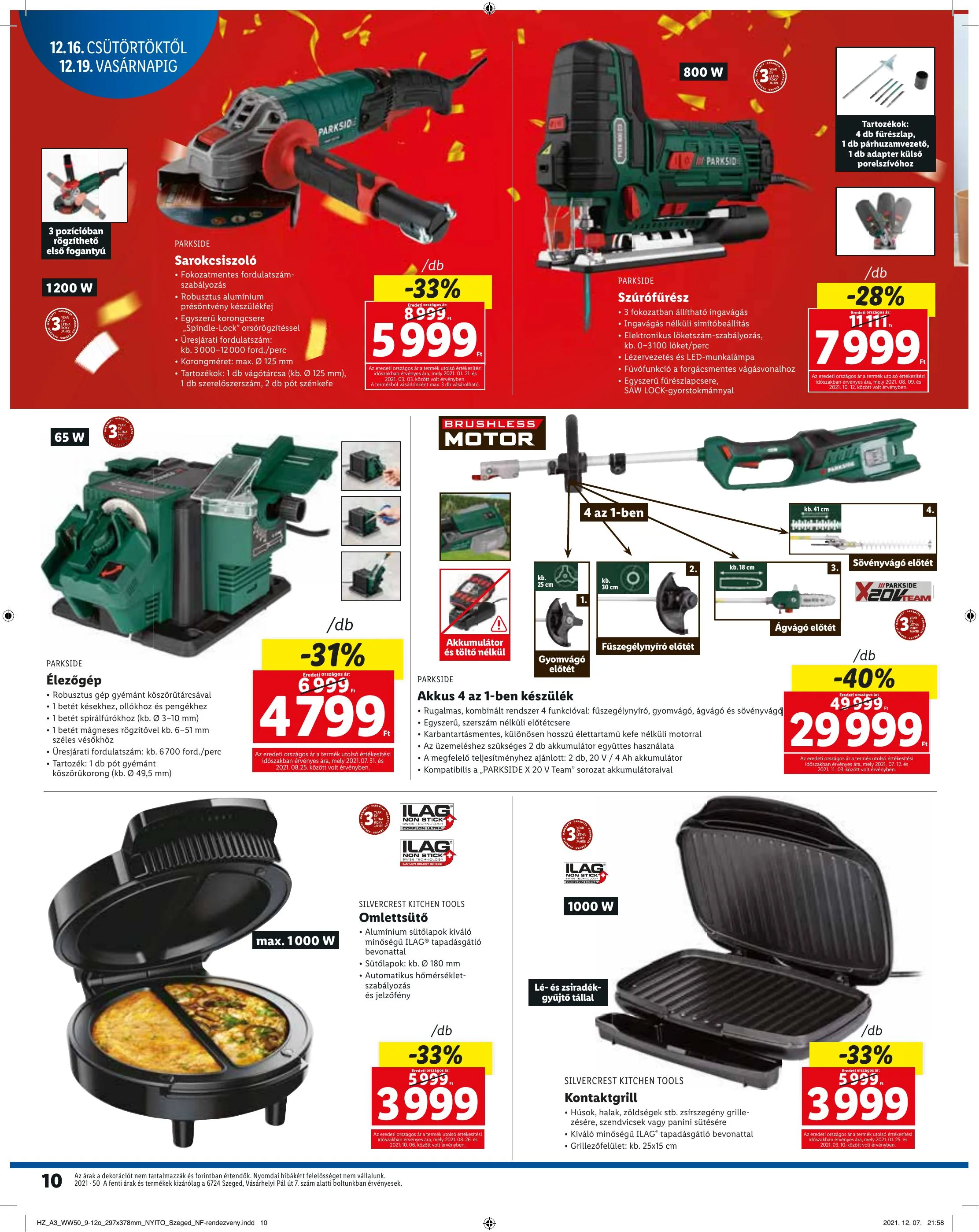 Lidl akciós újság Szeged 12.16–12.19 – 10. oldal