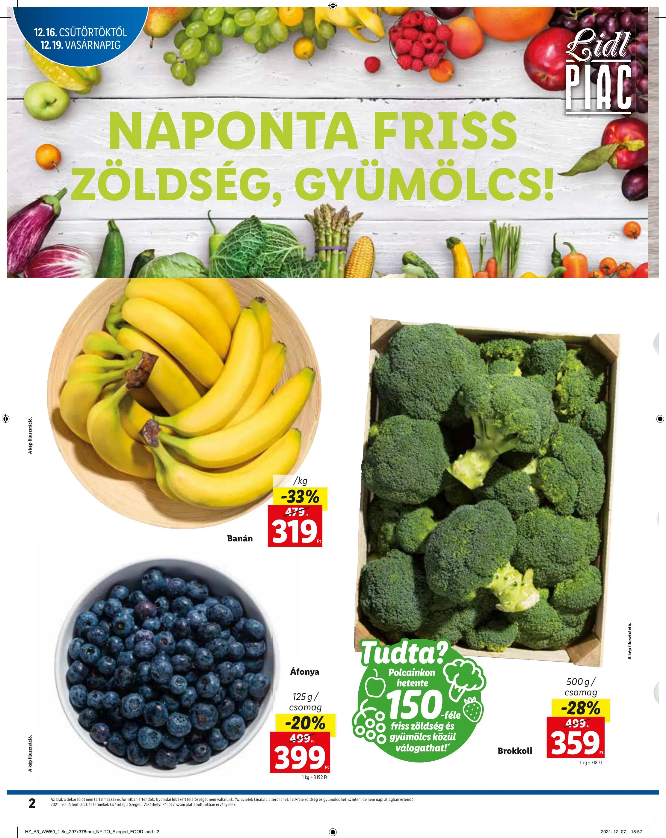 Lidl akciós újság Szeged 12.16–12.19 – 2. oldal