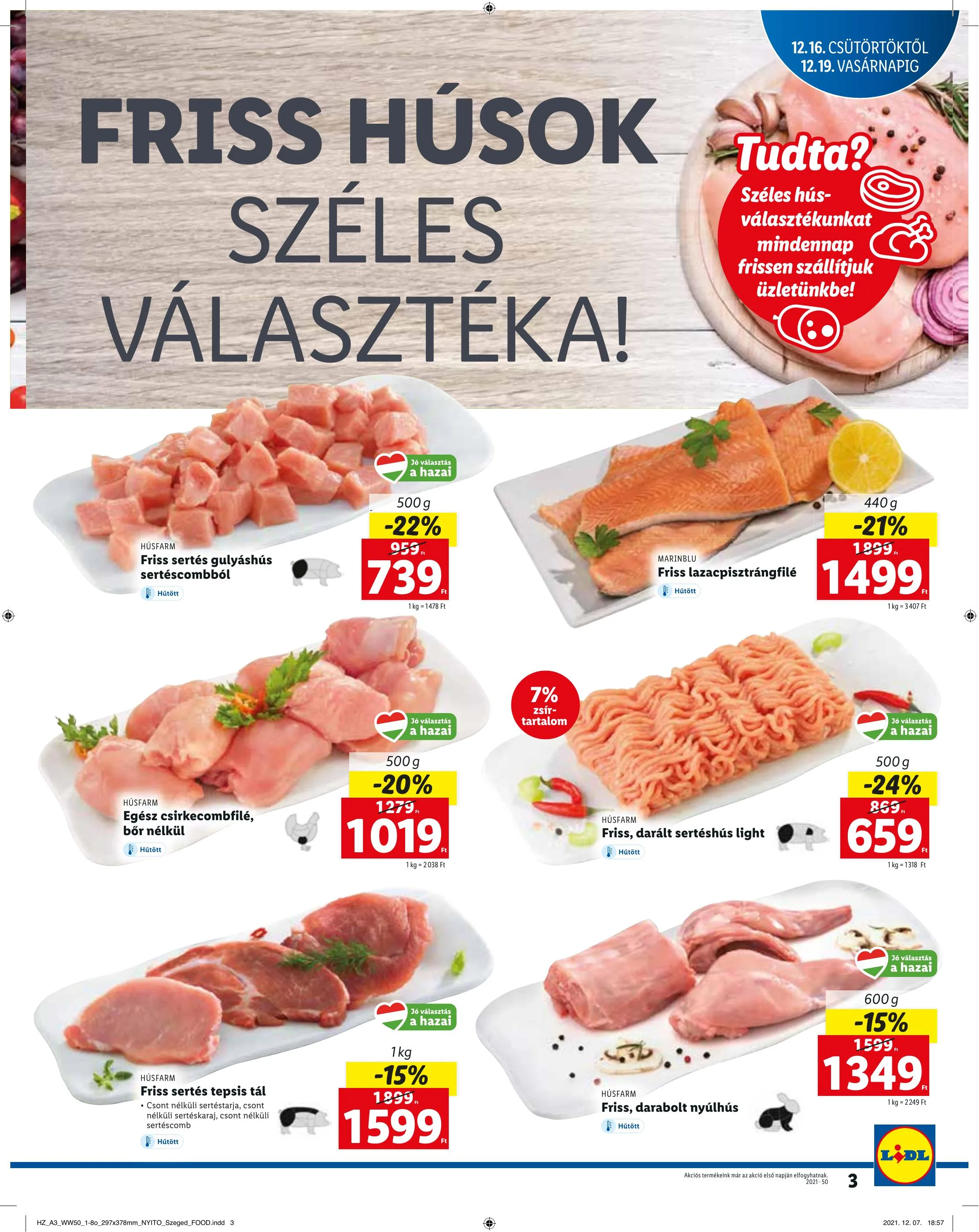 Lidl akciós újság Szeged 12.16–12.19 – 3. oldal