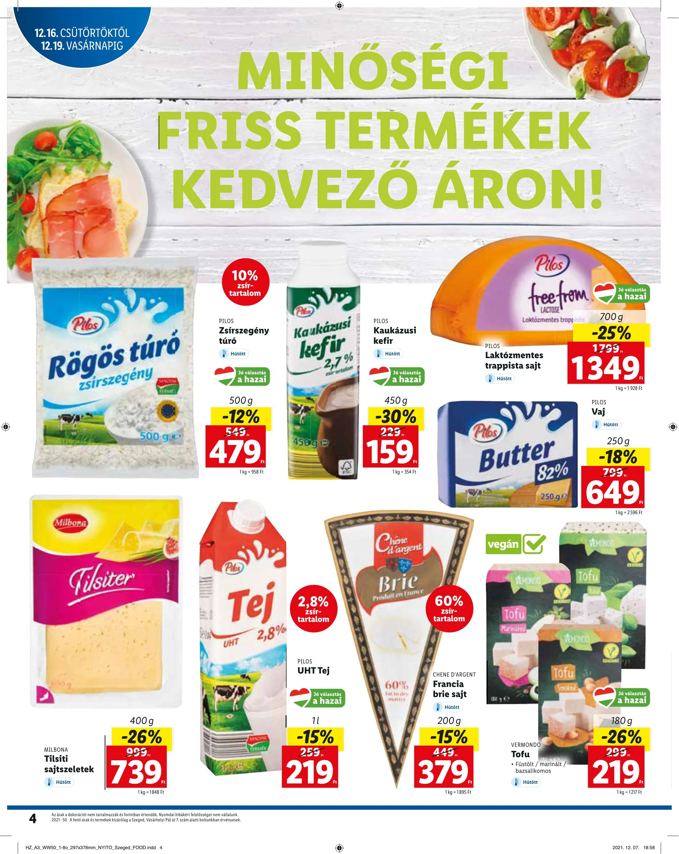Lidl akciós újság Szeged 12.16–12.19 – 4. oldal