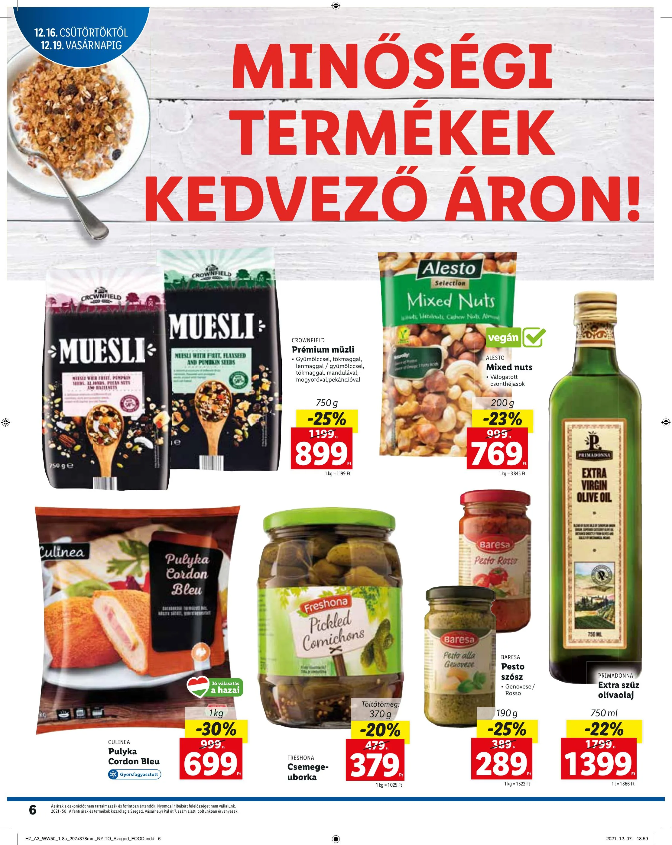 Lidl akciós újság Szeged 12.16–12.19 – 6. oldal