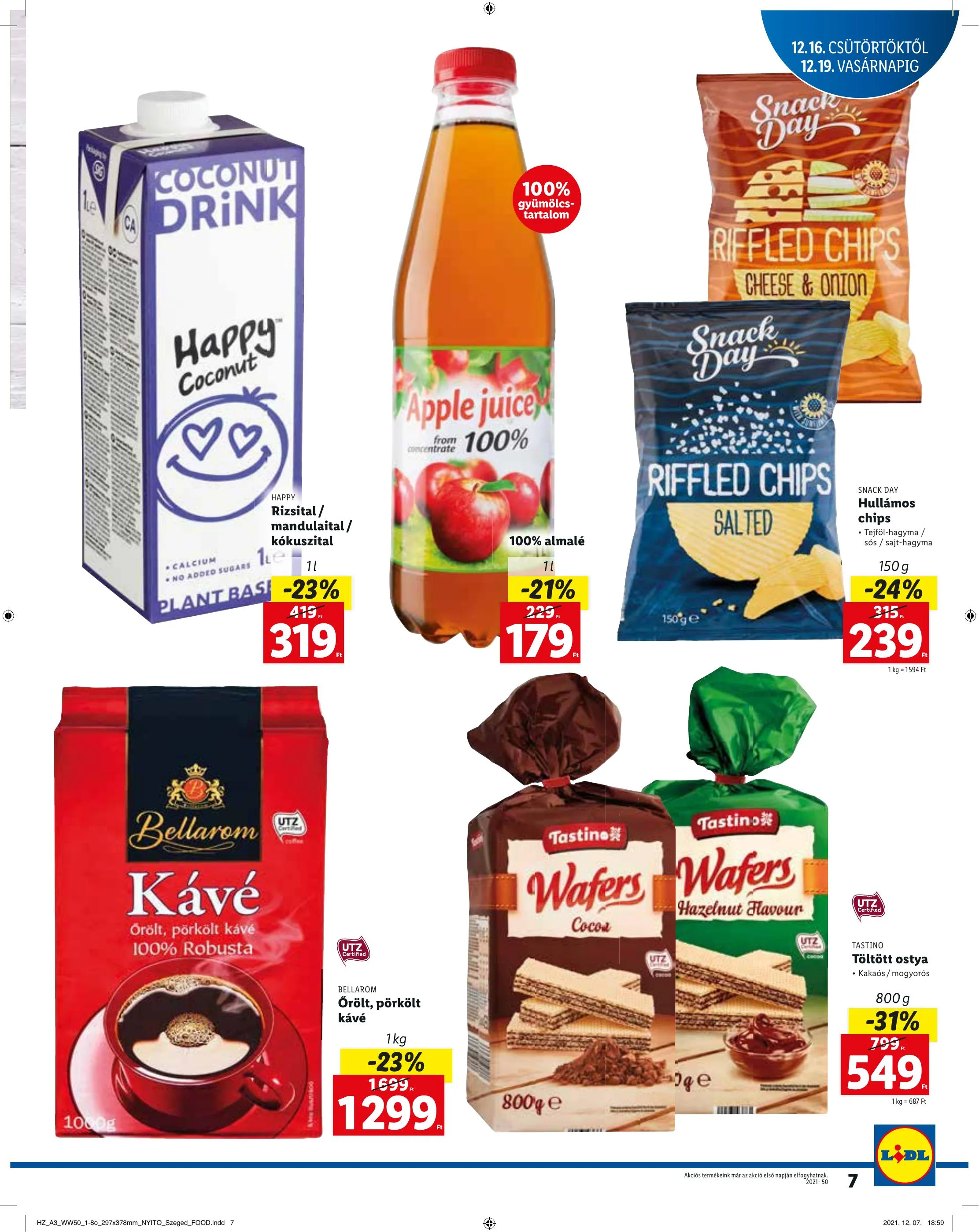 Lidl akciós újság Szeged 12.16–12.19 – 7. oldal