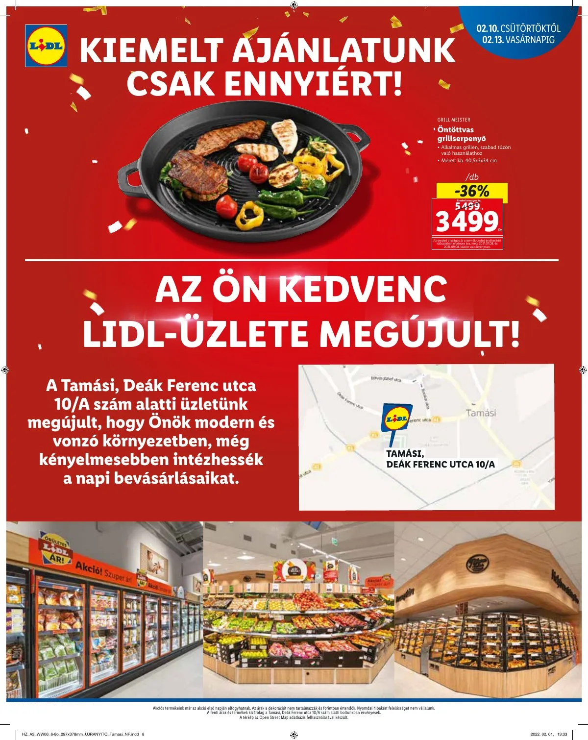 Lidl akciós újság Tamasi 02.10–02.13 – 8. oldal