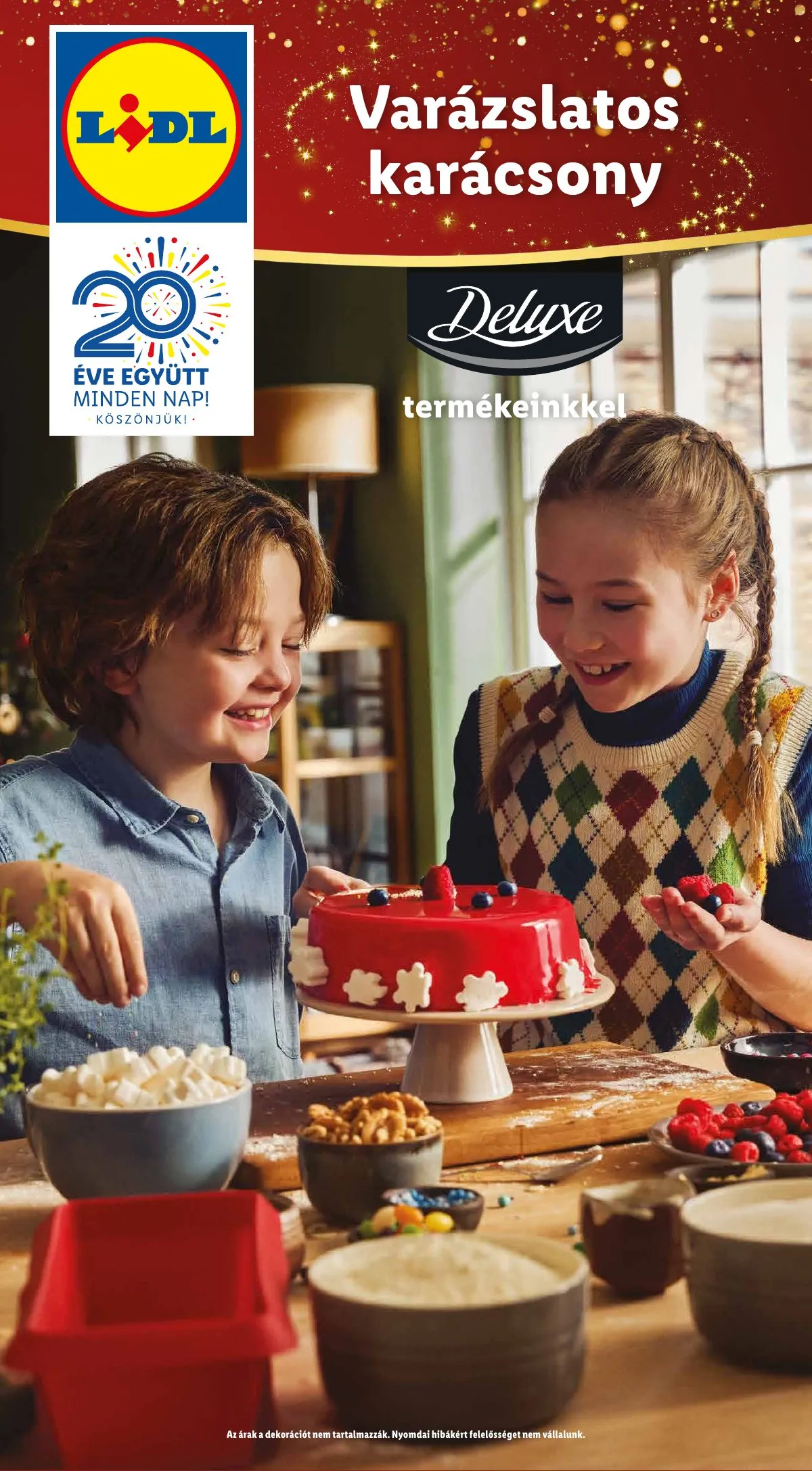 Lidl akciós újság Unnepi Deluxe 11.11–11.11