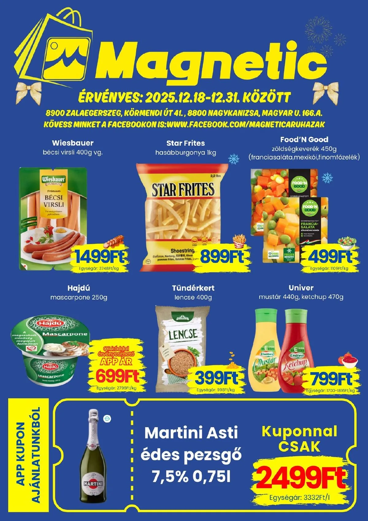 Magnetic akciós újság 12.18–12.31