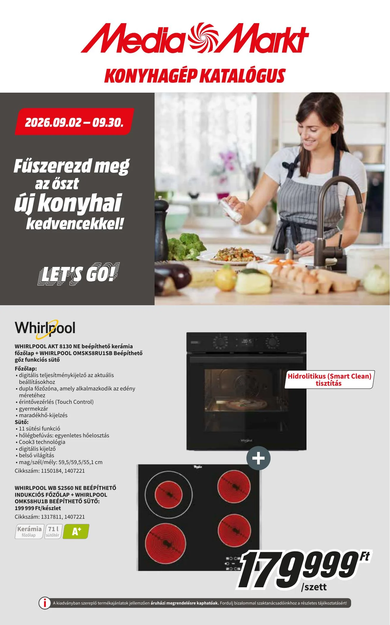 Media akciós újság Markt Szeptemberi konyhagep katalógus 09.02–09.30