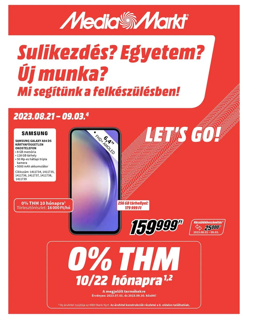 Media akciós újság Markt 08.21–09.03