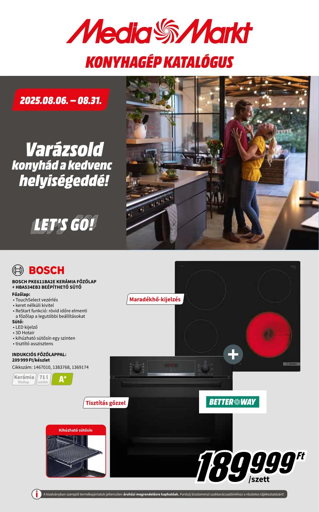 Media akciós újság Markt 08.06–08.31