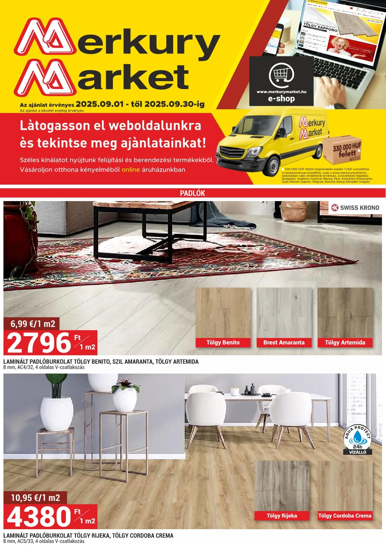 Merkury akciós újság Market 09.01–09.30