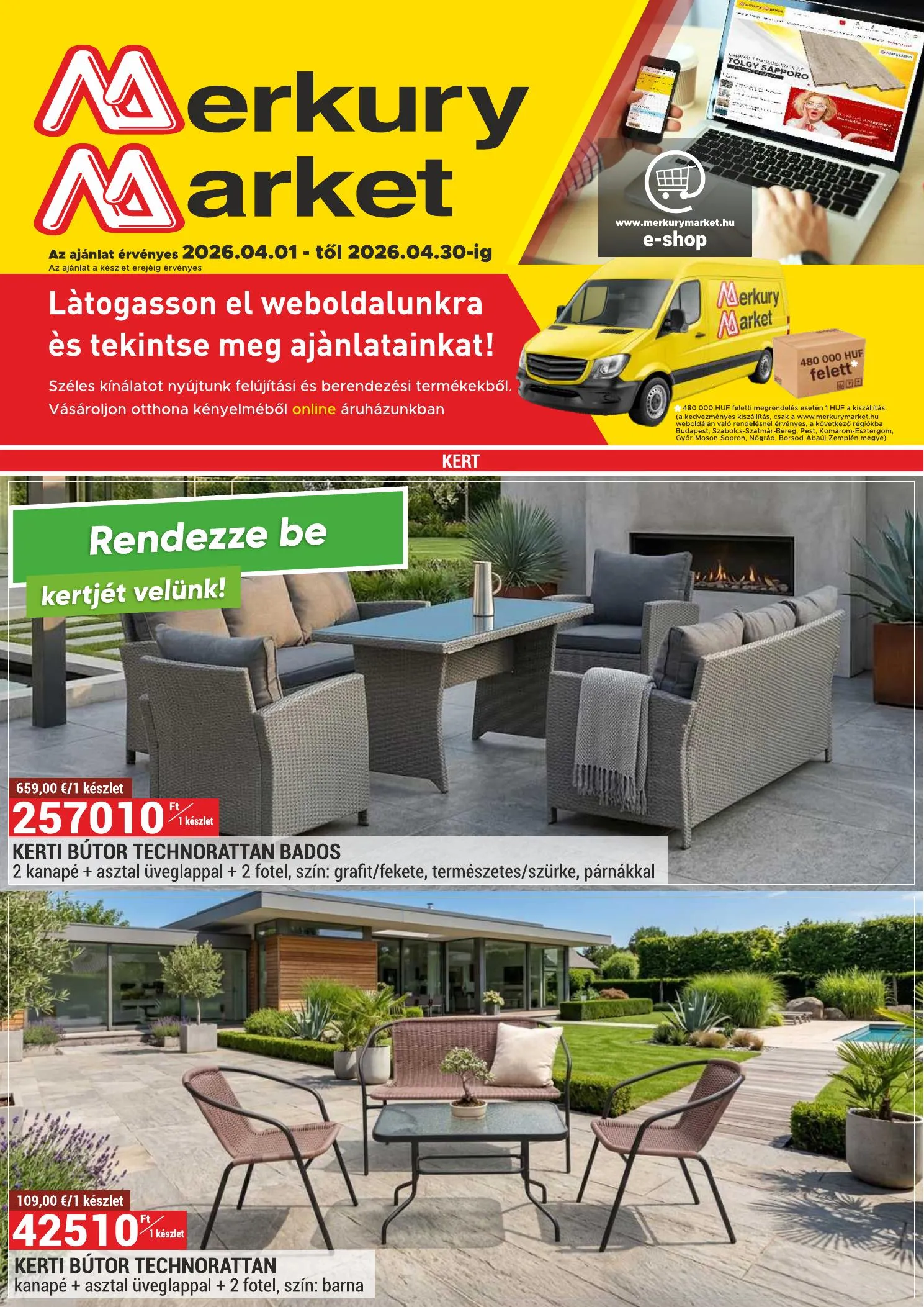 Merkury akciós újság Market 04.01–04.30
