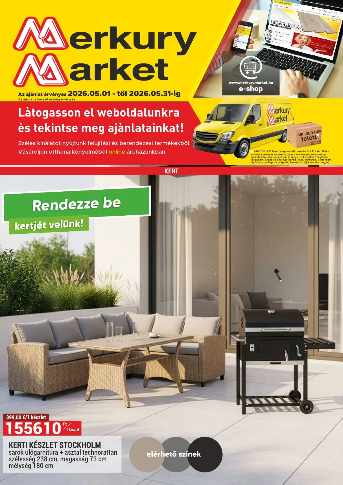 Merkury akciós újság Market 05.01–05.31