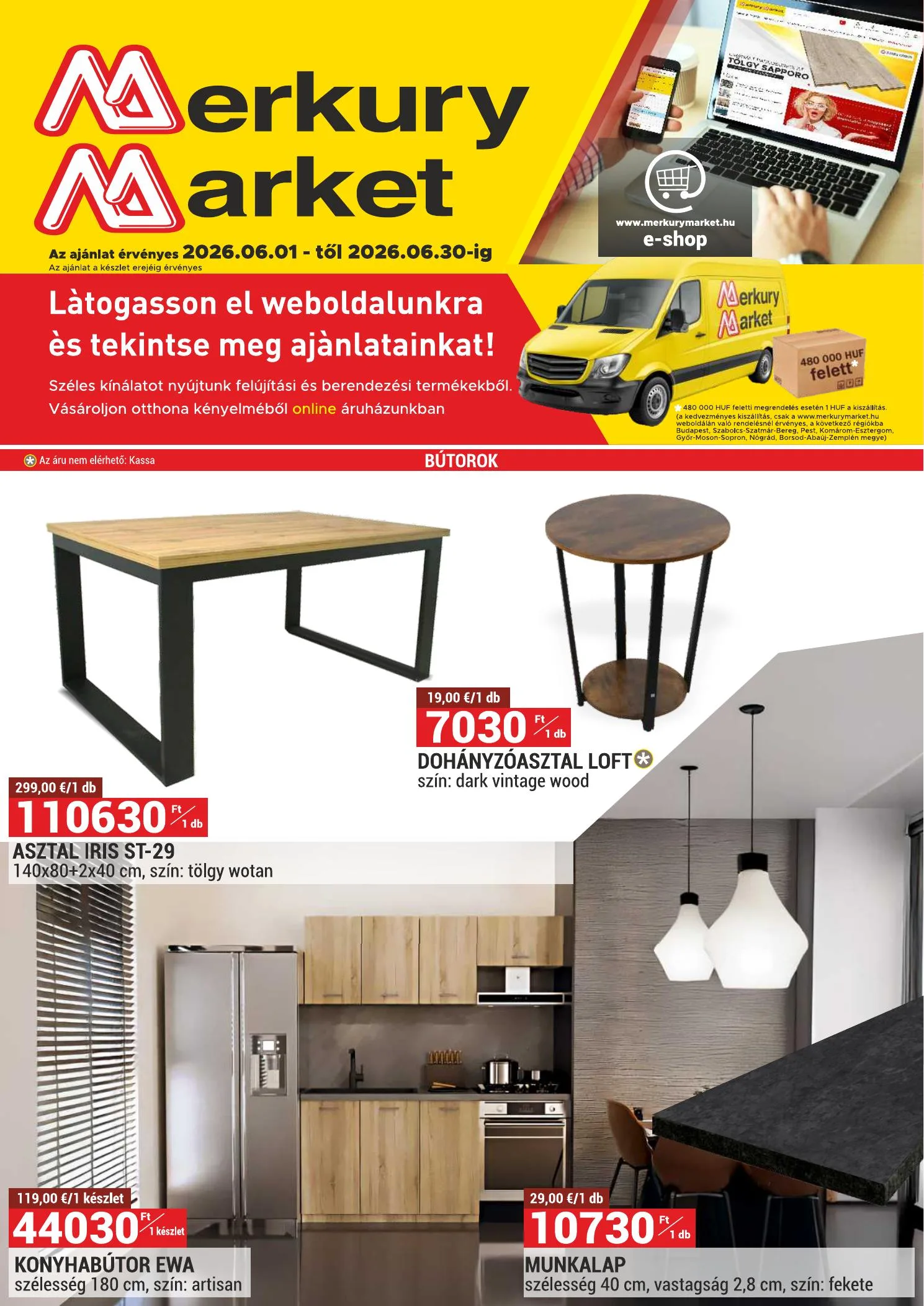 Merkury akciós újság Market 06.01–06.30