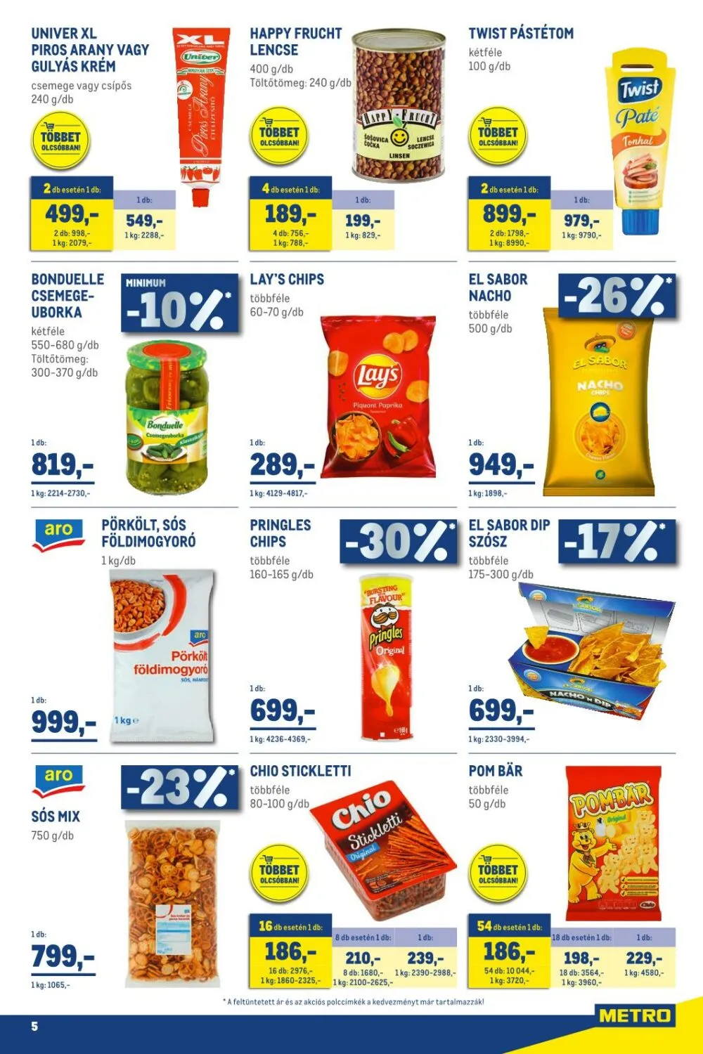 Metro akciós újság 12.27–12.31 – 5. oldal