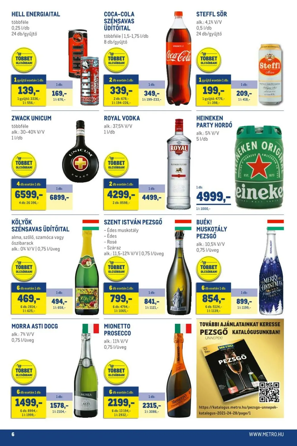 Metro akciós újság 12.27–12.31 – 6. oldal