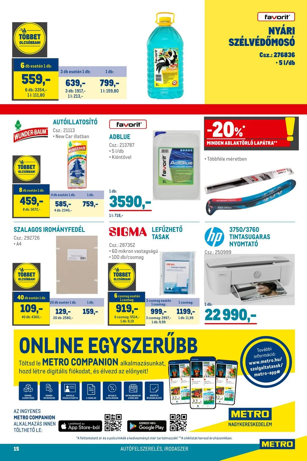 Metro akciós újság 06.14–06.27 – 15. oldal