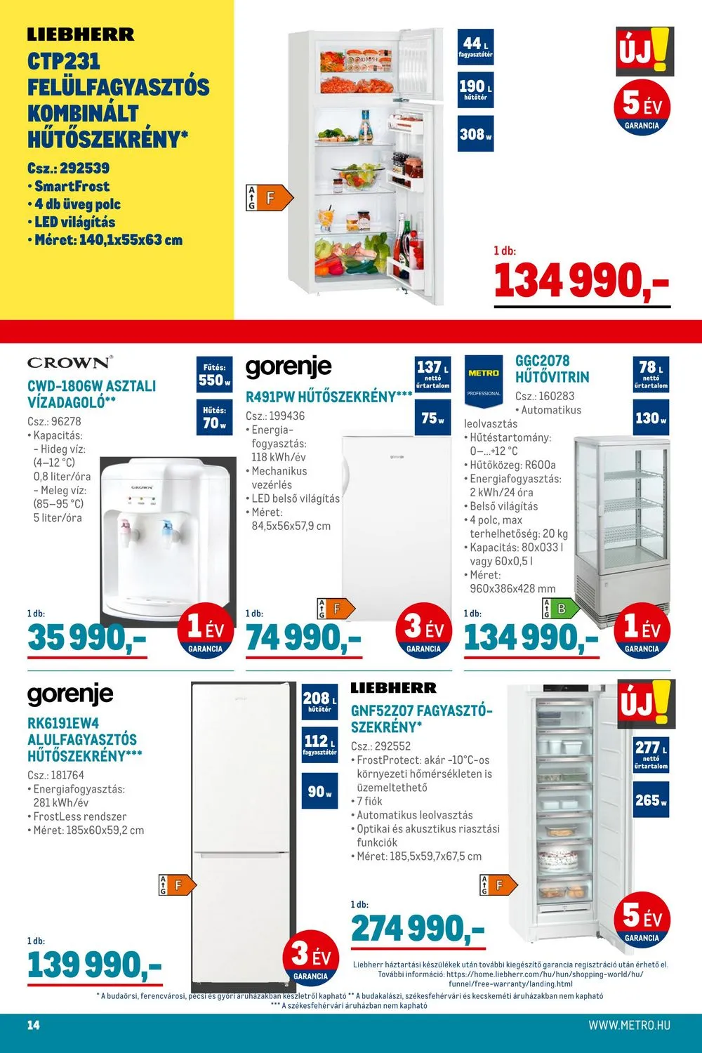 Metro akciós újság 06.14–07.11 – 14. oldal