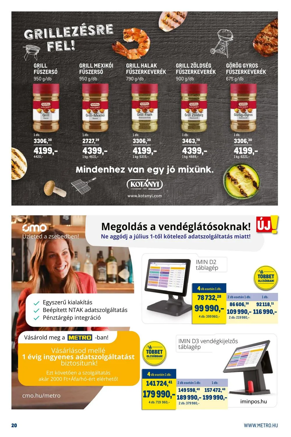 Metro akciós újság 06.28–07.25 – 20. oldal