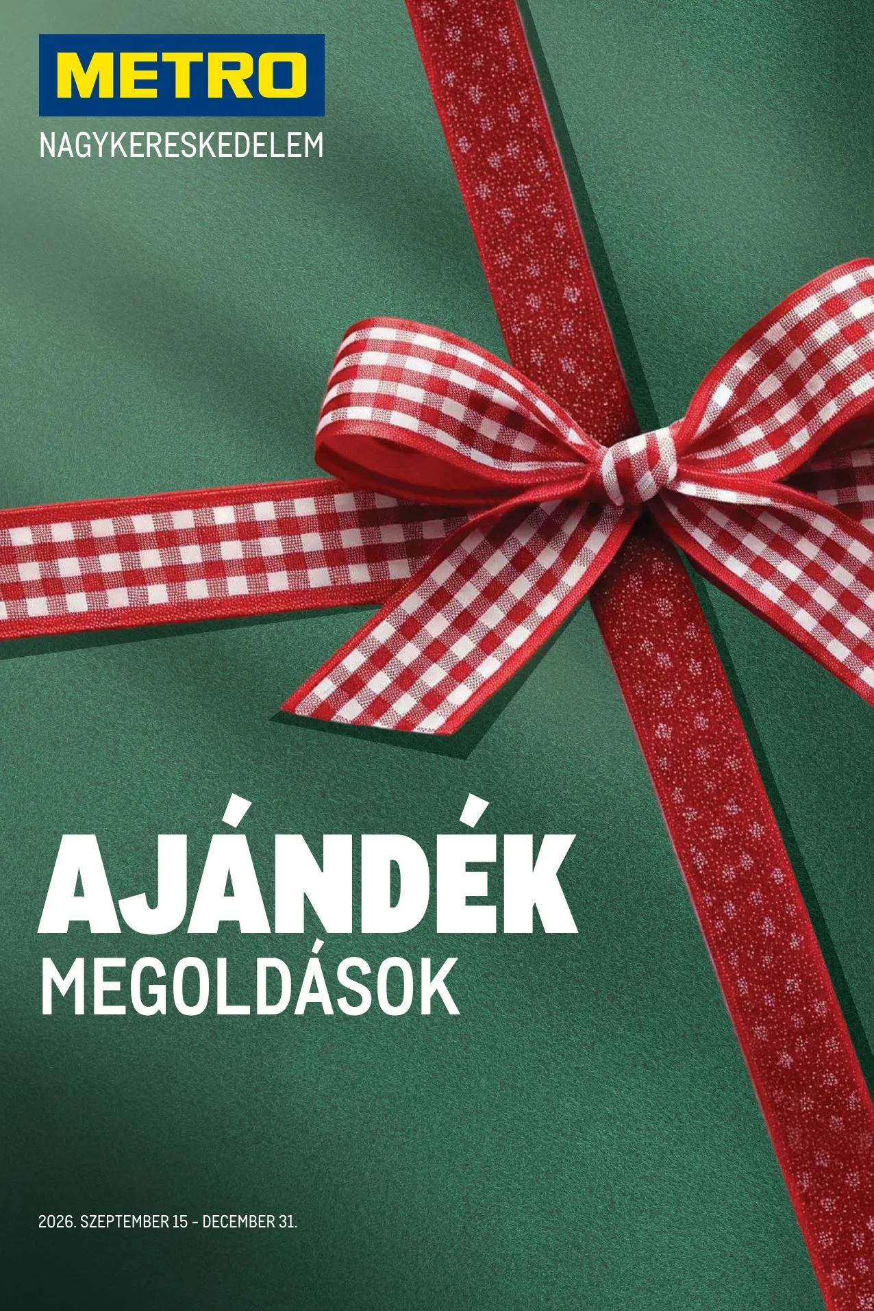 Metro akciós újság Ajandek megoldasok 09 12 09.18–09.18