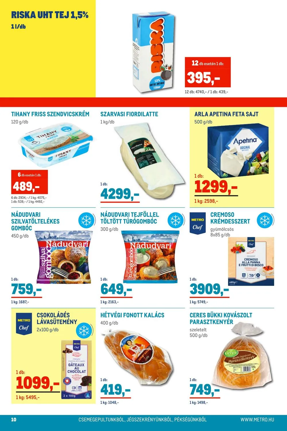 Metro akciós újság Élelmiszer 02.01–02.14 – 10. oldal