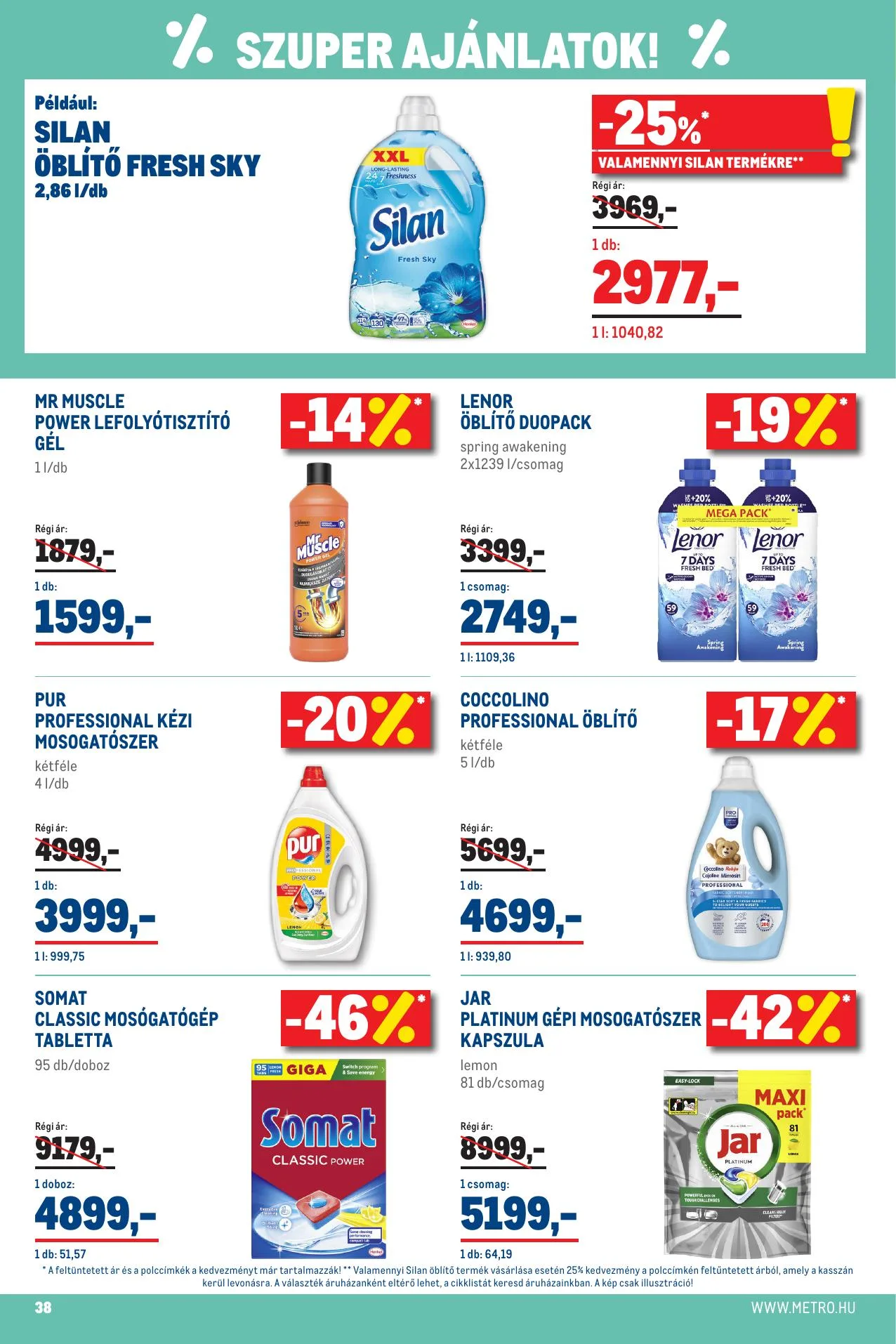 Metro akciós újság Élelmiszer és Szezonalis ajánlataink Kiskereskedoknek 10.01–10.31 – 38. oldal