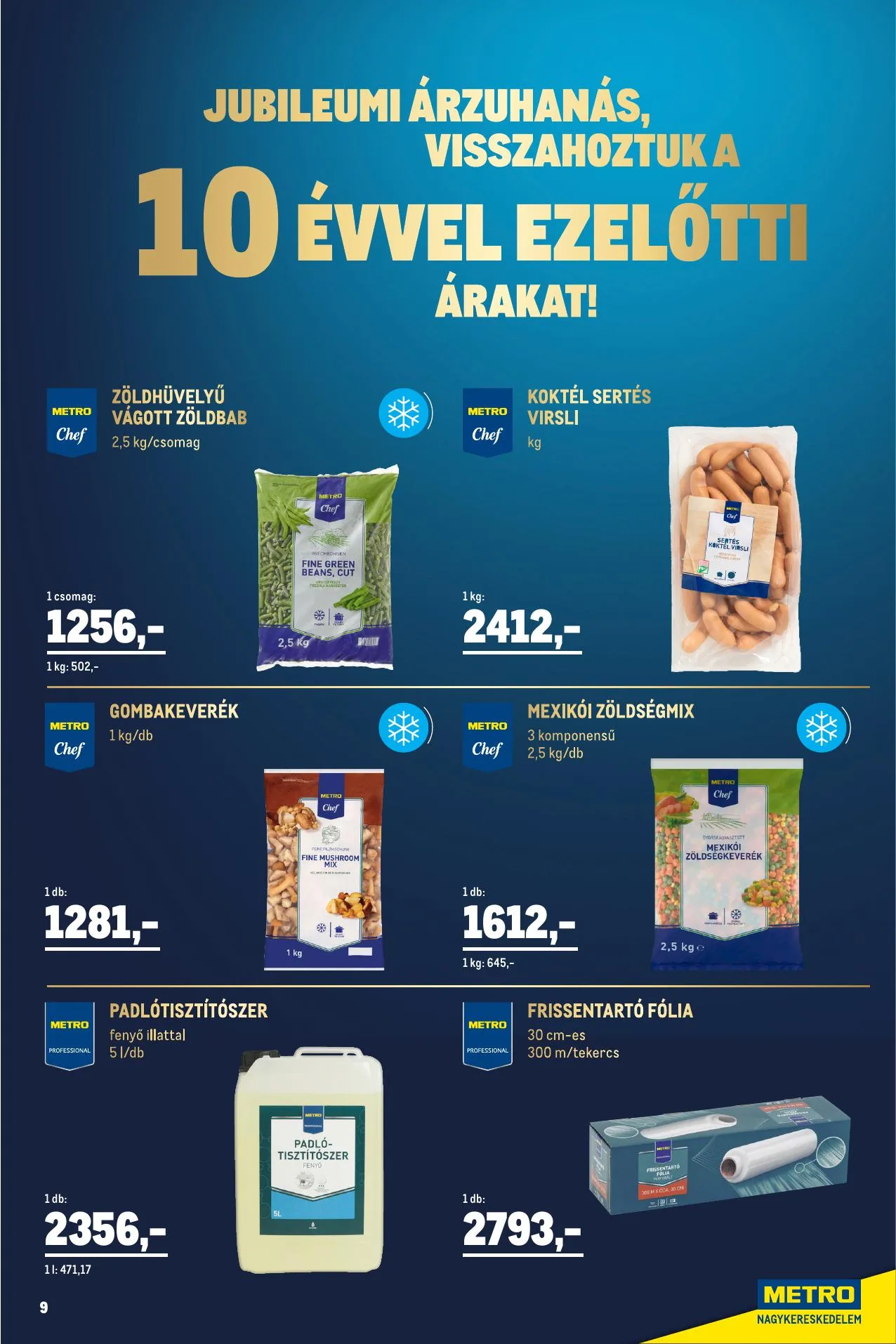 Metro akciós újság Élelmiszer és Szezonalis ajánlataink Kiskereskedoknek 10.01–10.31 – 9. oldal