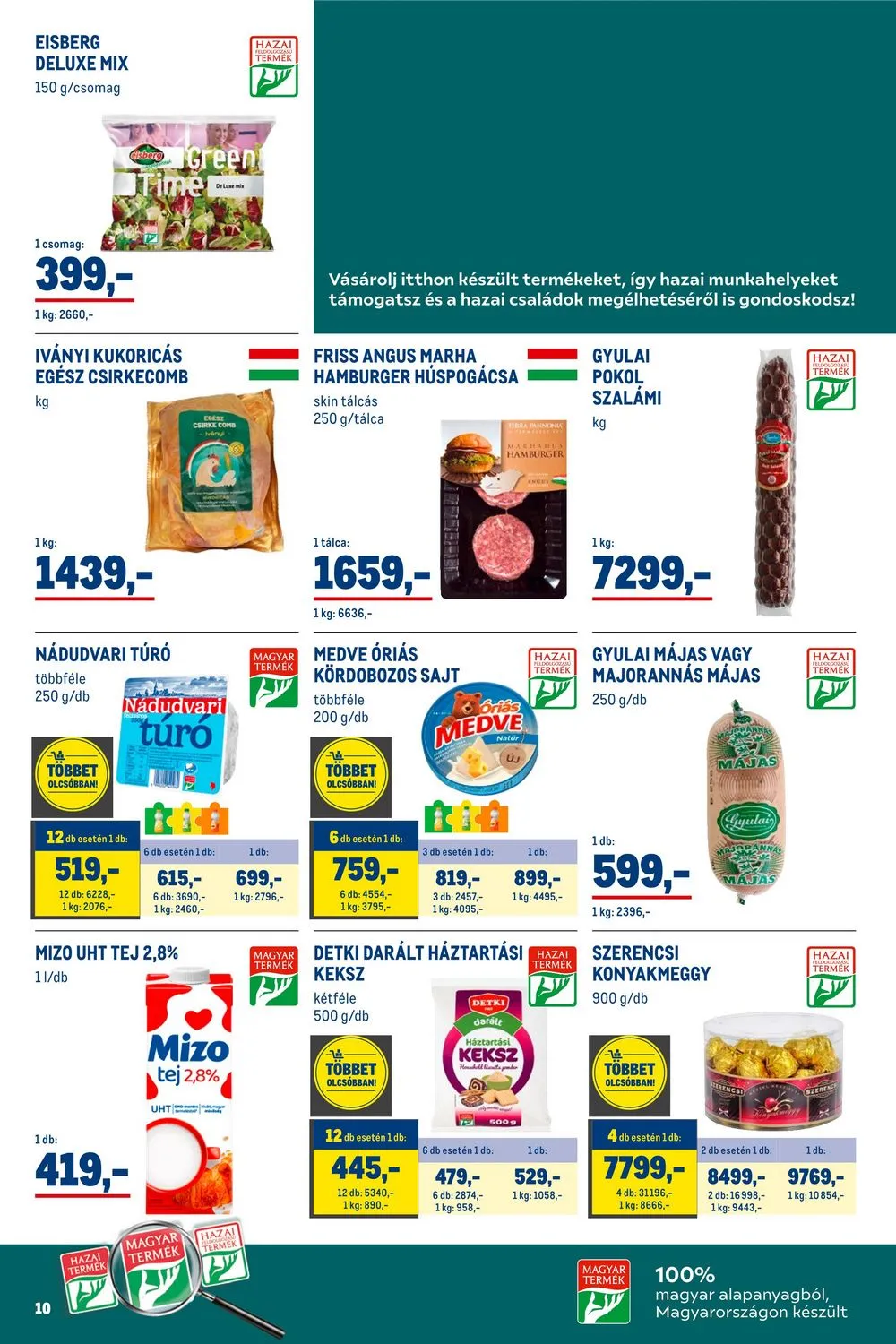 Metro akciós újság Élelmiszer és szezonalis ajanlatok 03.01–03.30 – 10. oldal