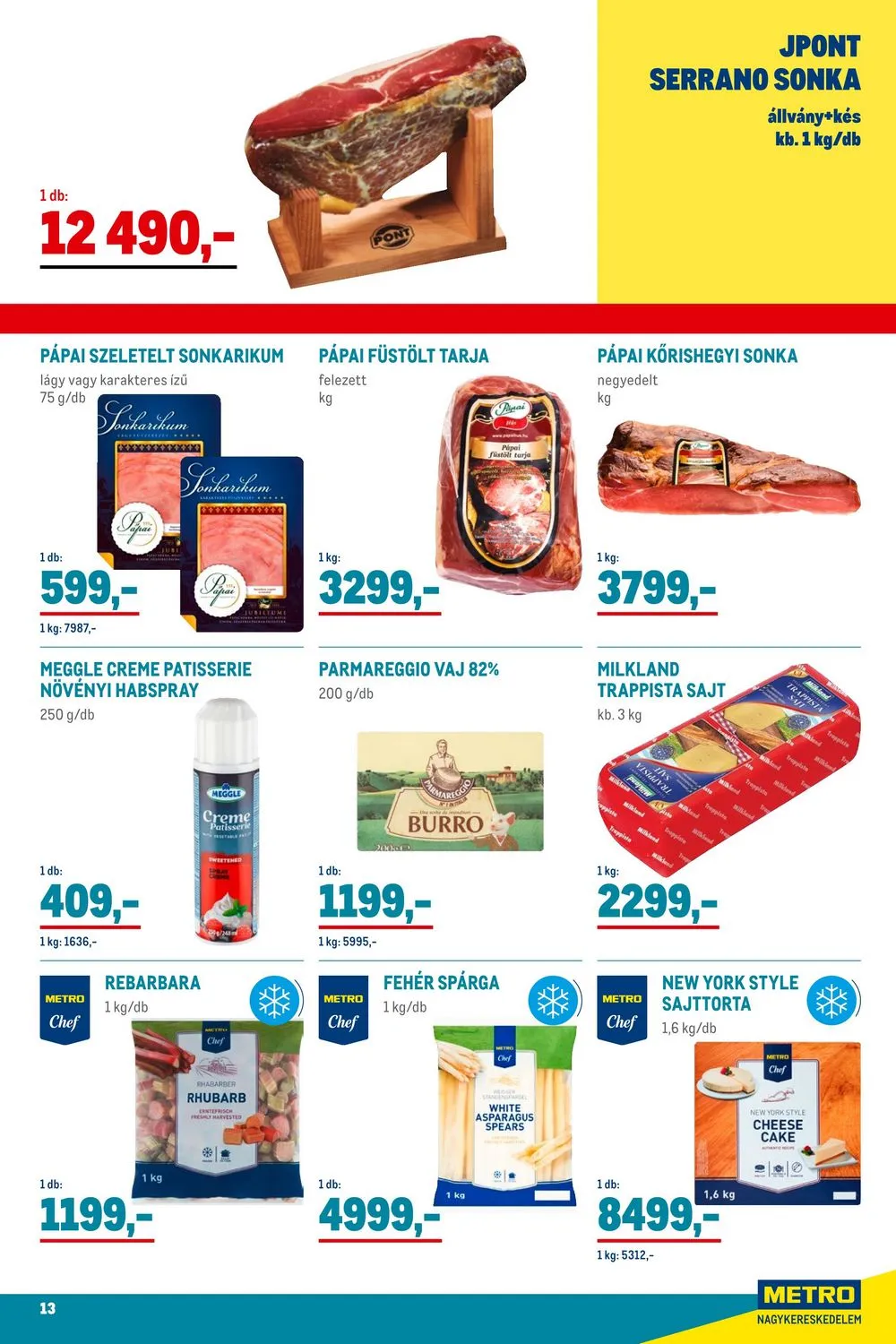 Metro akciós újság Élelmiszer és szezonalis ajanlatok 03.01–03.30 – 13. oldal