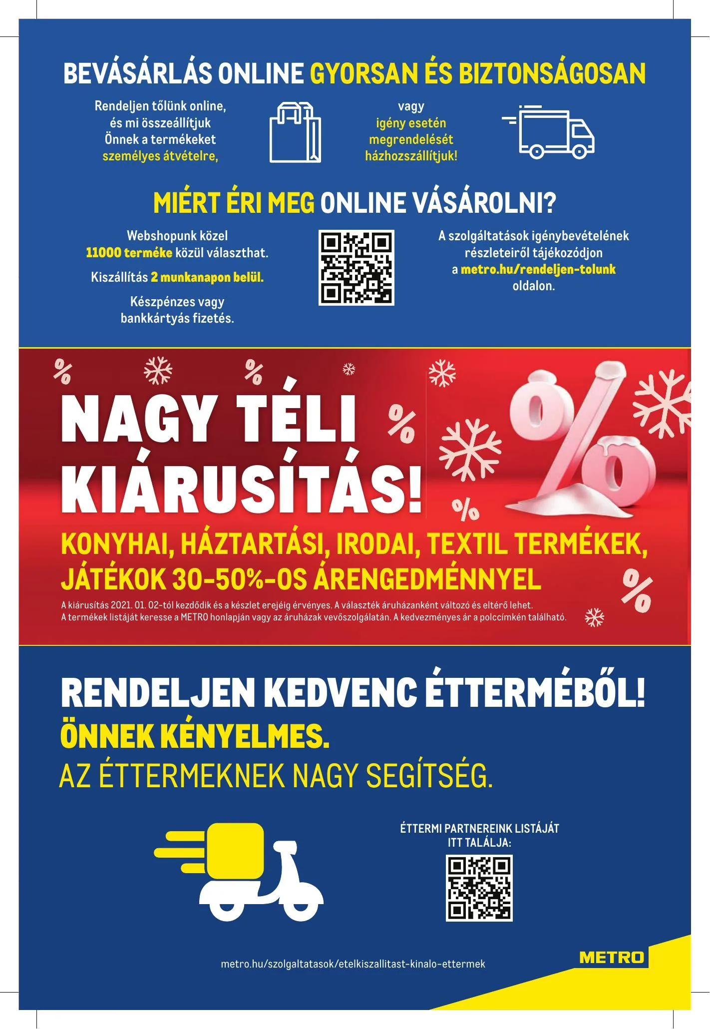 Metro akciós újság Élelmiszer és Szezonalis katalógus 01.02–01.19 – 32. oldal