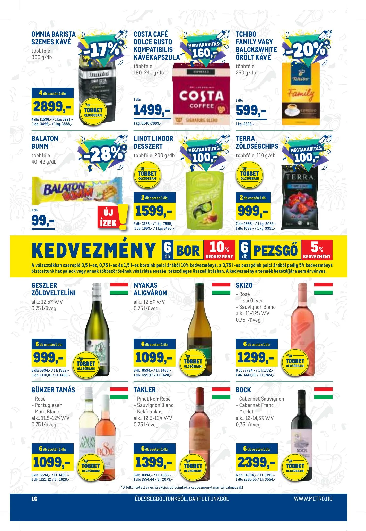 Metro akciós újság Élelmiszer és Szezonalis katalógus 05.19–06.01 – 16. oldal