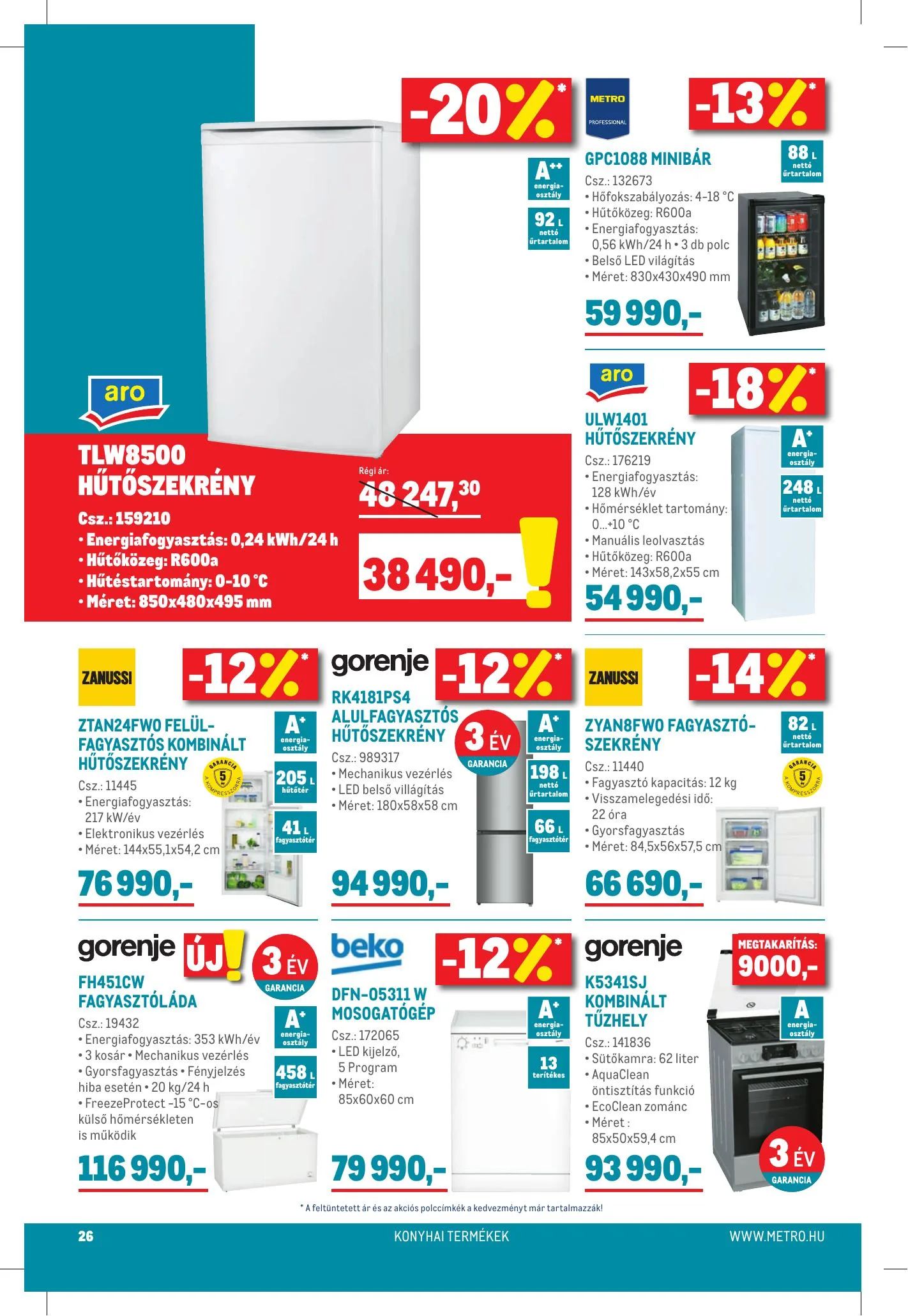 Metro akciós újság Élelmiszer és Szezonalis 02.17–03.02 – 26. oldal