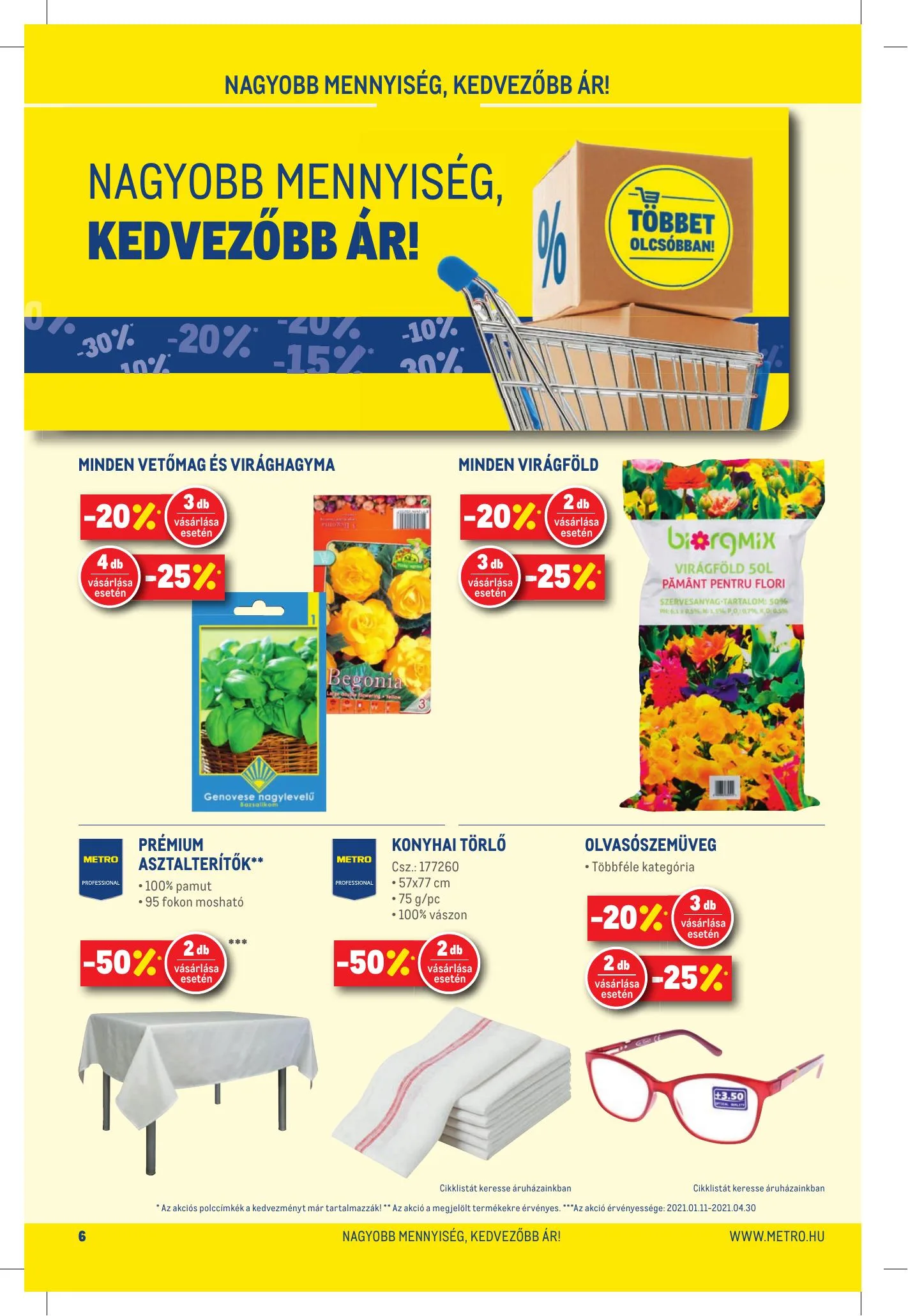 Metro akciós újság Élelmiszer és Szezonalis 02.17–03.02 – 6. oldal